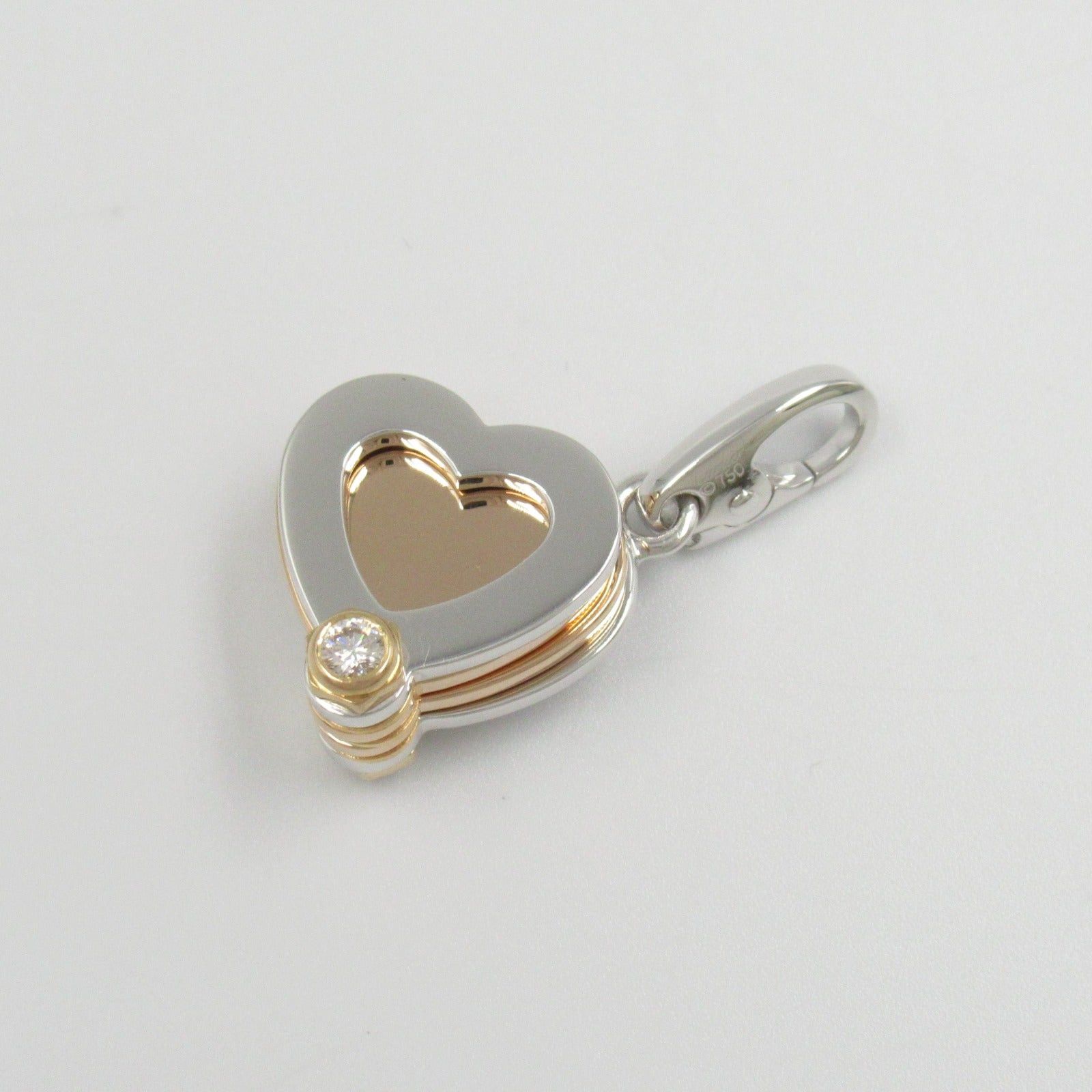 Cartier Cartier Hearts &Amp; Clovers 1P Diamond Brooch K18Pg (Pink Gold) K18Wg (White Clear Size ONE SIZE - 5 Thumbnail