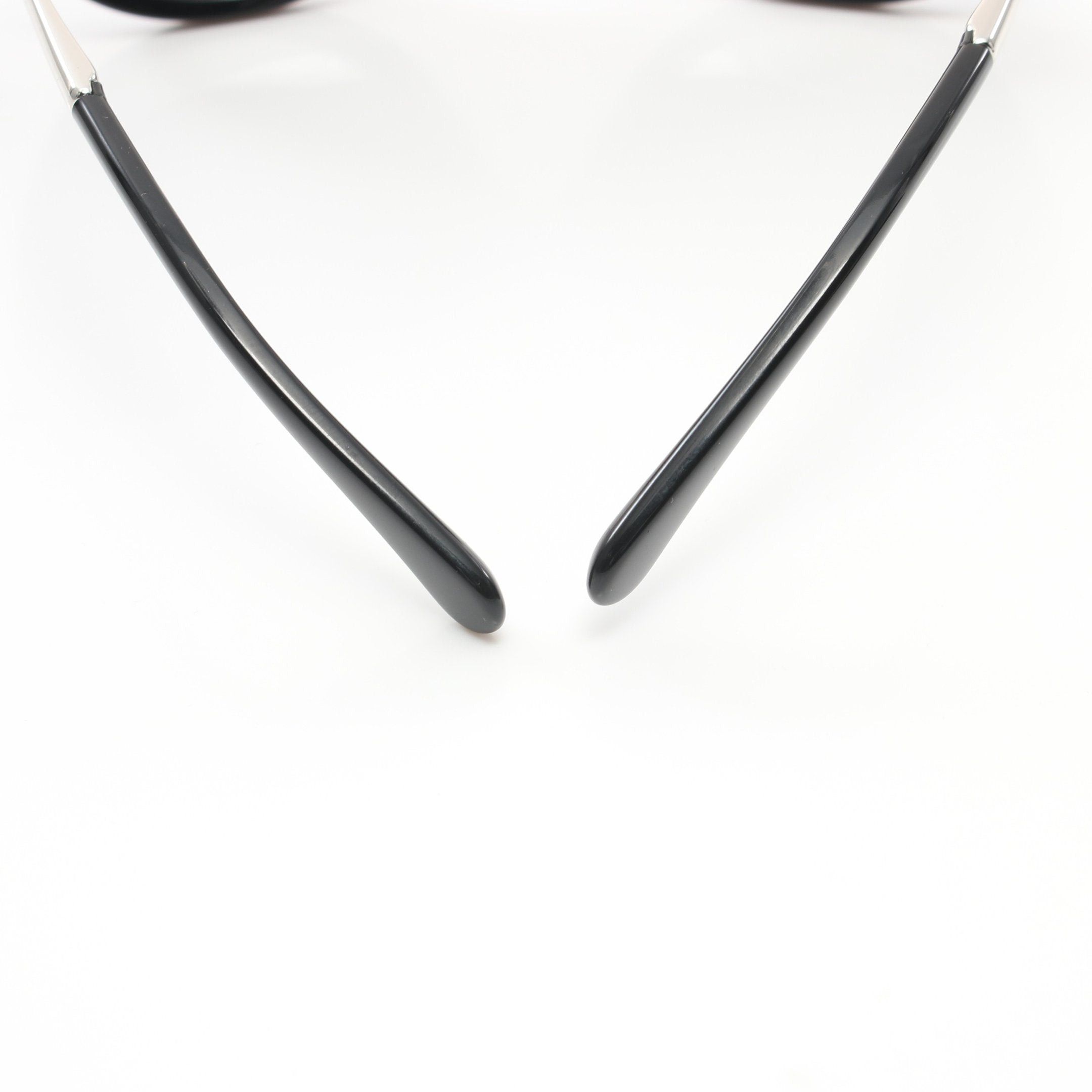 Chanel Chanel Coco Mark Sunglasses Black Silver Size ONE SIZE - 7 Thumbnail