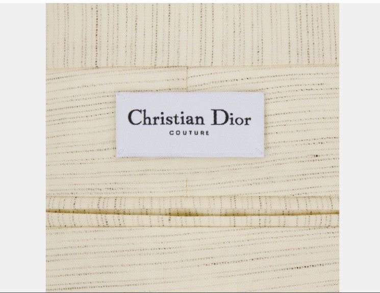 Dior Tailored Chinos Off-White Virgin Wool Size US 30 / EU 46 - 3 Thumbnail