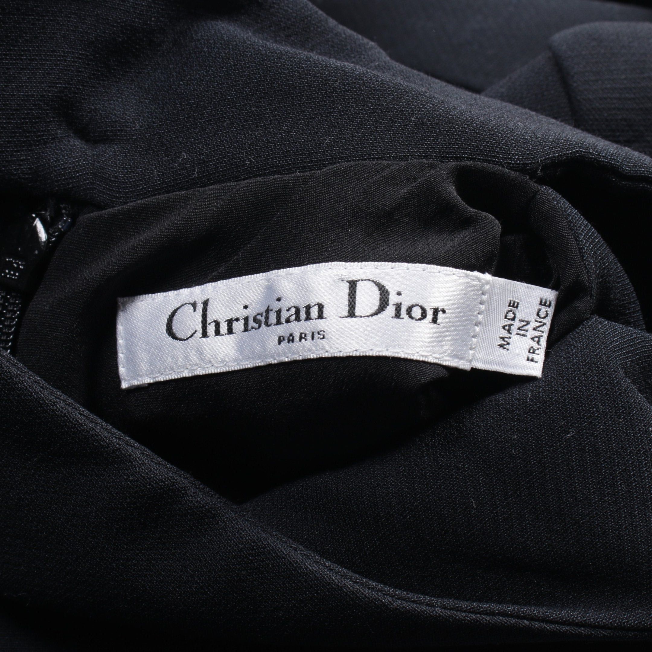 Dior Dior One Piece Wool Silk Black Size ONE SIZE - 3 Thumbnail