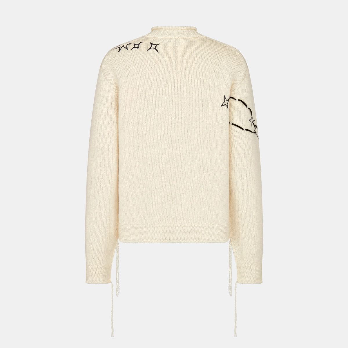 Dior Sweater White Wool-Blend Jersey Size US S / EU 44-46 / 1 - 2 Thumbnail