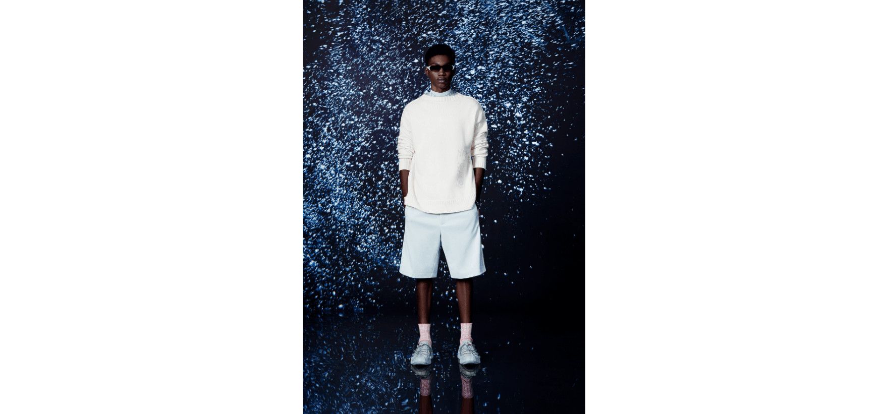 Dior Sweater White Cotton-Blend Jersey Size US XS / EU 42 / 0 - 4 Thumbnail