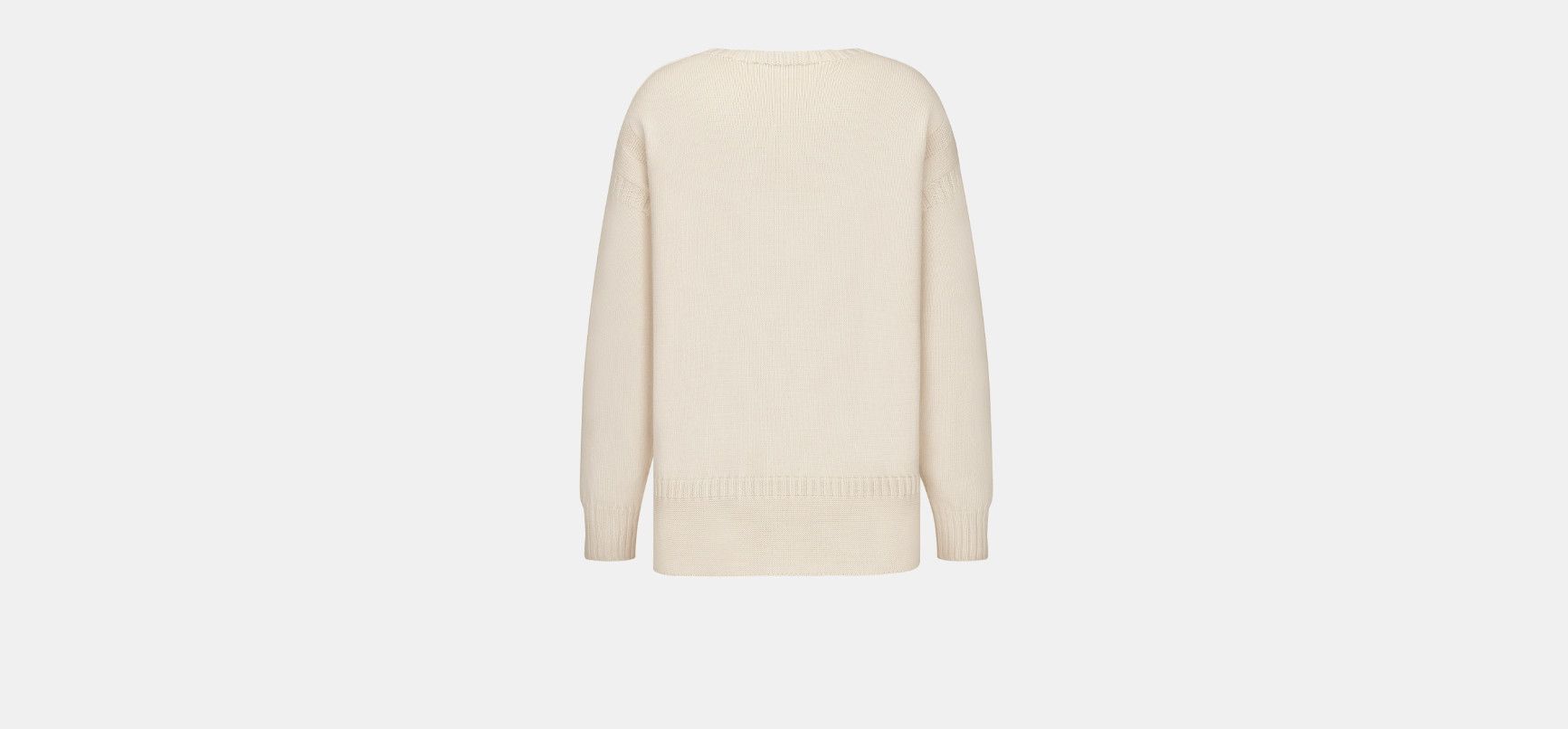 Dior Sweater White Cotton-Blend Jersey Size US XL / EU 56 / 4 - 2 Thumbnail