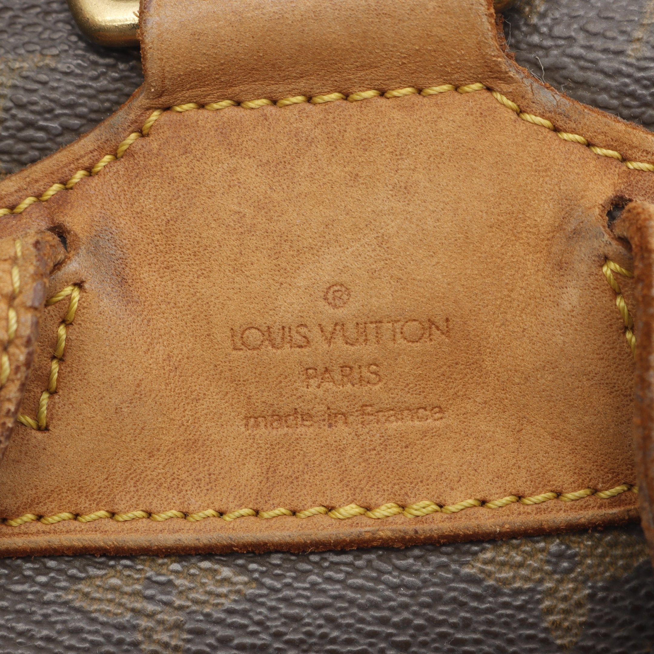 Louis Vuitton Louis Vuitton Montsouris Mm Monogram Backpack Rucksack Leather Brown Size ONE SIZE - 4 Thumbnail