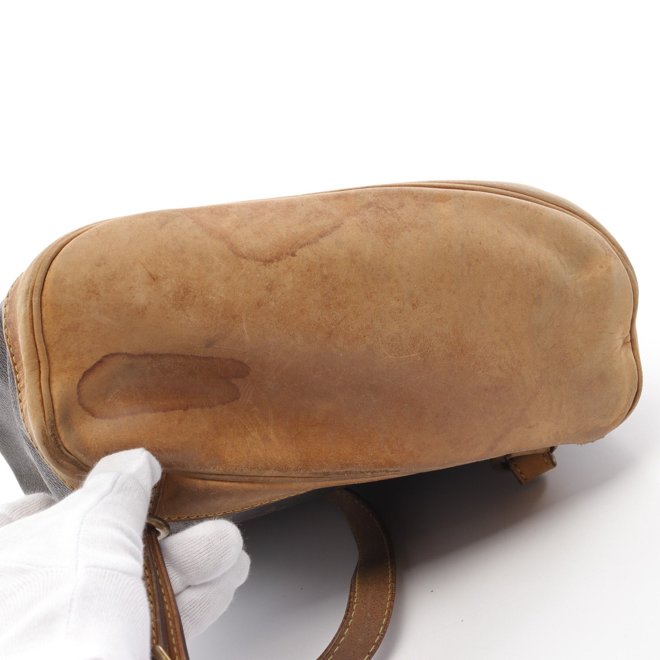 Louis Vuitton Louis Vuitton Montsouris Mm Monogram Backpack Rucksack Leather Brown Size ONE SIZE - 10 Thumbnail