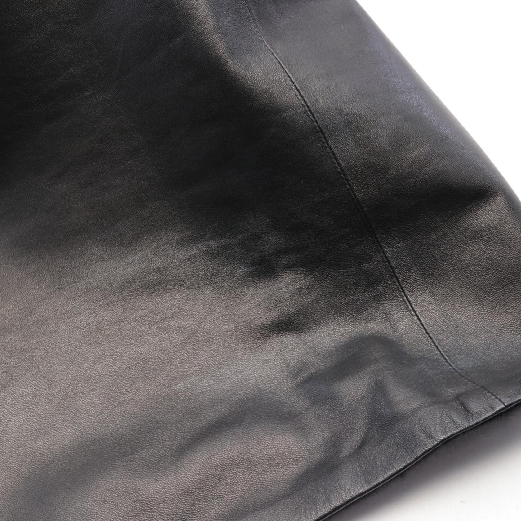 Loewe Loewe Scarf Lamb Leather Black Size ONE SIZE - 5 Thumbnail