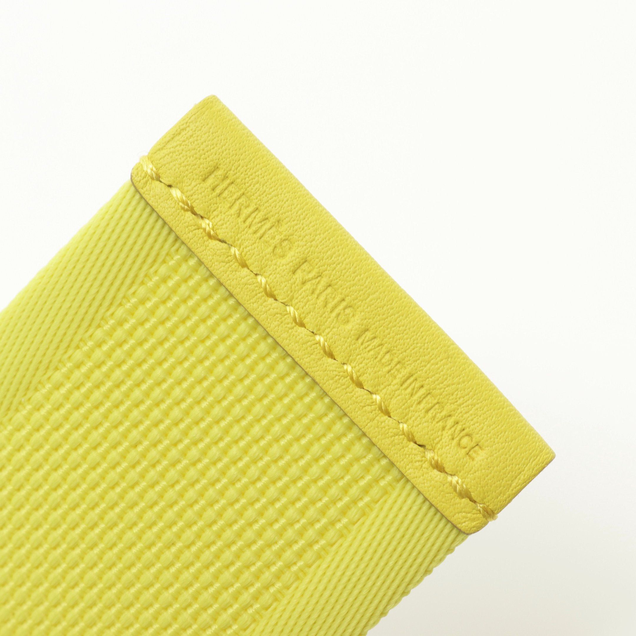 Hermes Hermes Belt Nylon Canvas Yellow-Green Size ONE SIZE - 4 Thumbnail
