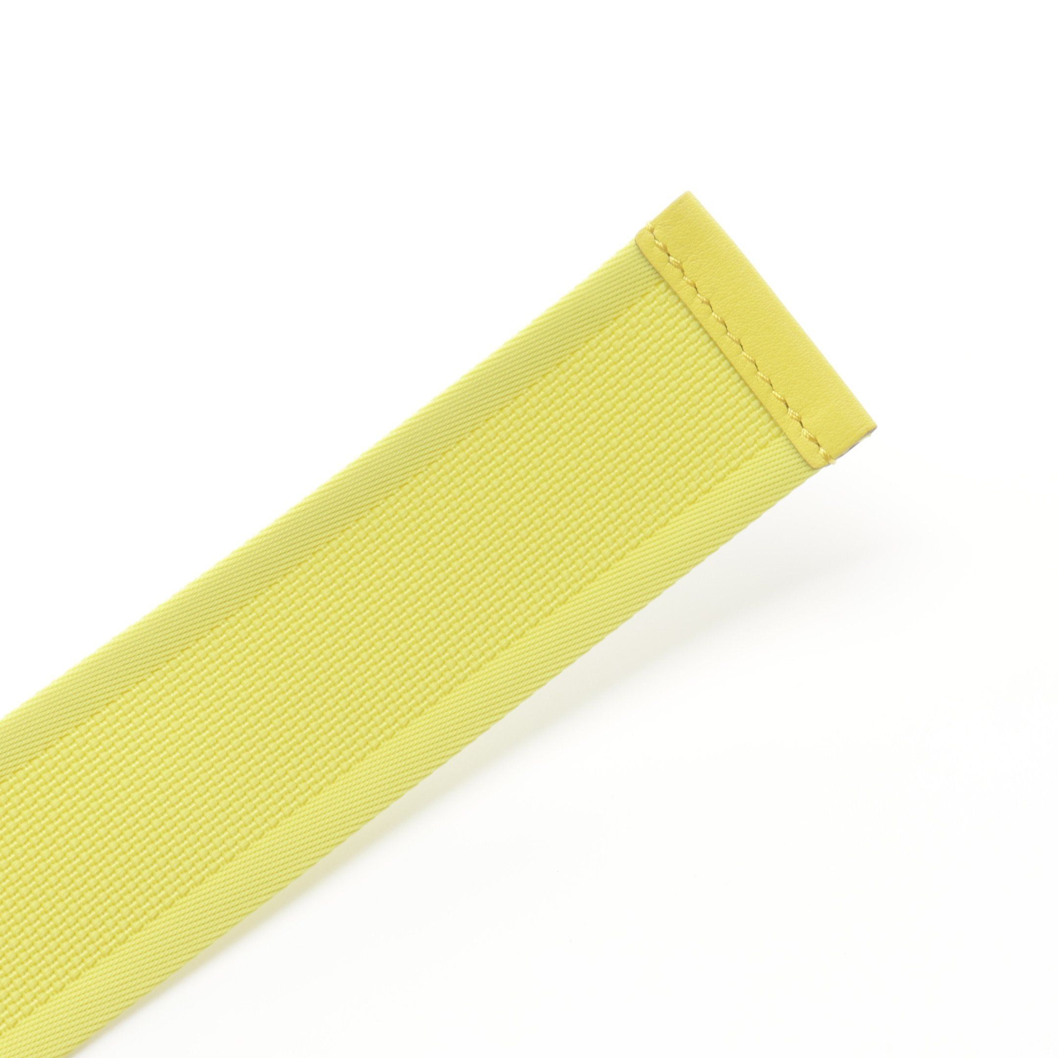 Hermes Hermes Belt Nylon Canvas Yellow-Green Size ONE SIZE - 3 Thumbnail