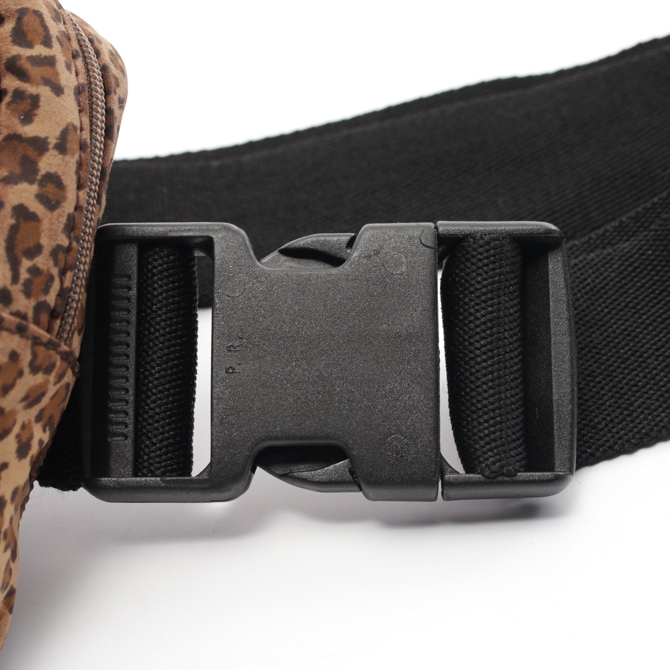 Bottega Veneta Bottega Veneta Waist Pouch Bag Leopard Nylon Brown Black Size ONE SIZE - 5 Thumbnail