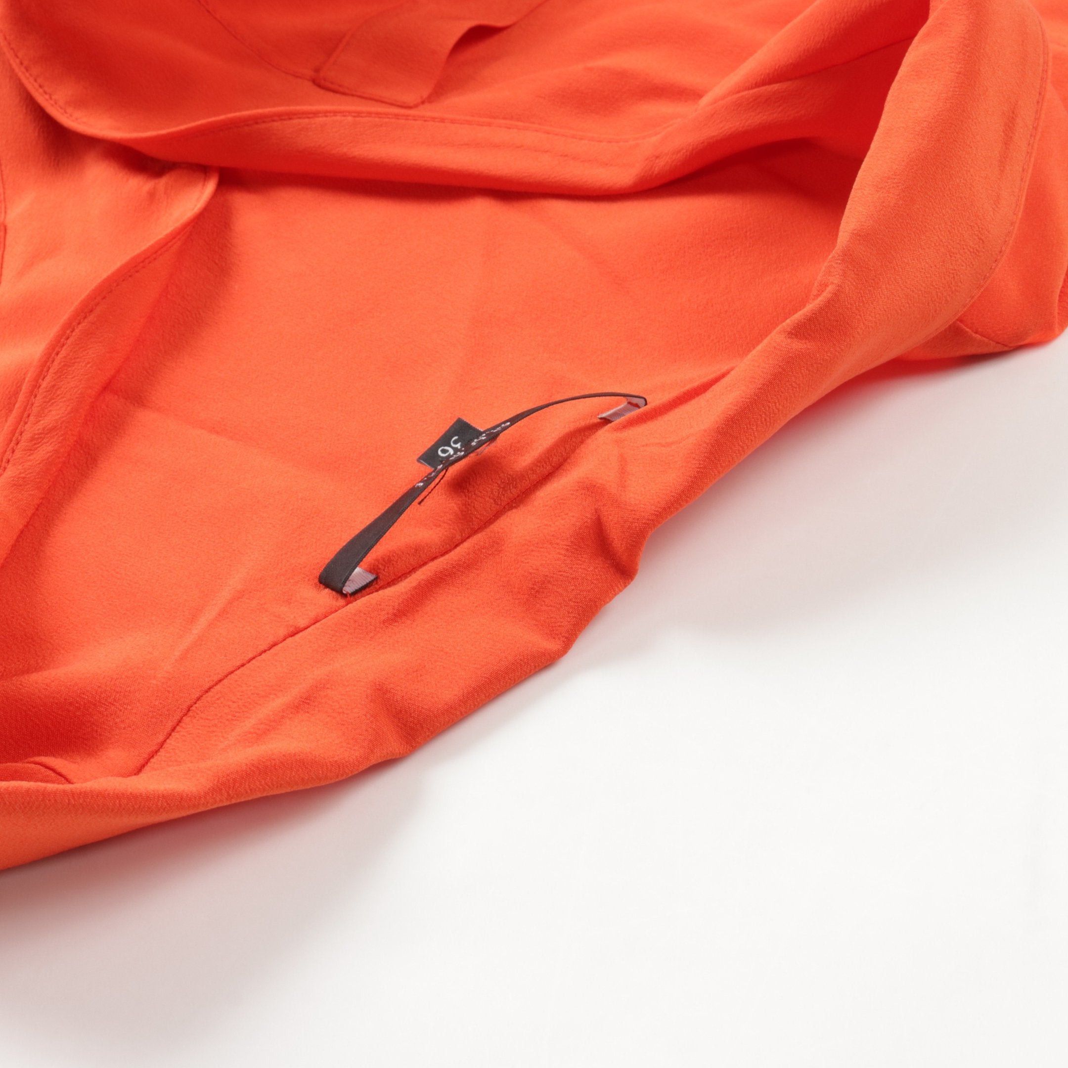 Gucci Gucci Blouse No Sleeve Silk Orange Size ONE SIZE - 7 Thumbnail