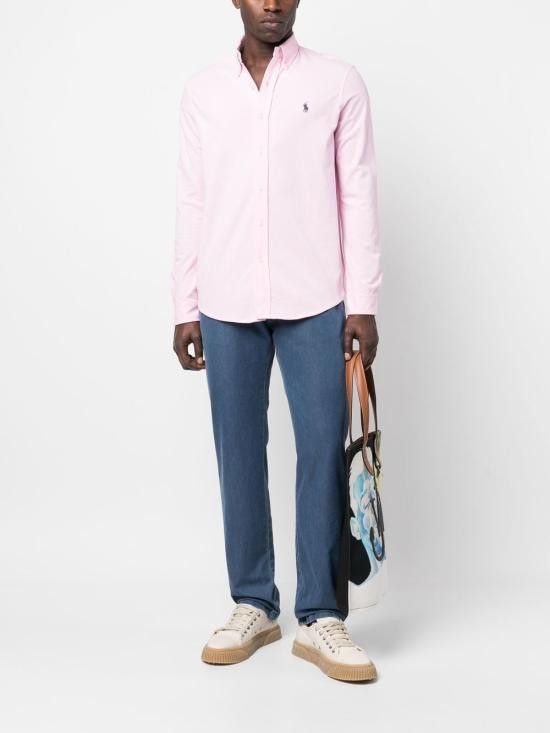 Ralph Lauren RALPH LAUREN Men Long Tops 710654408 101 Pink Size US L / EU 52-54 / 3 - 2 Thumbnail