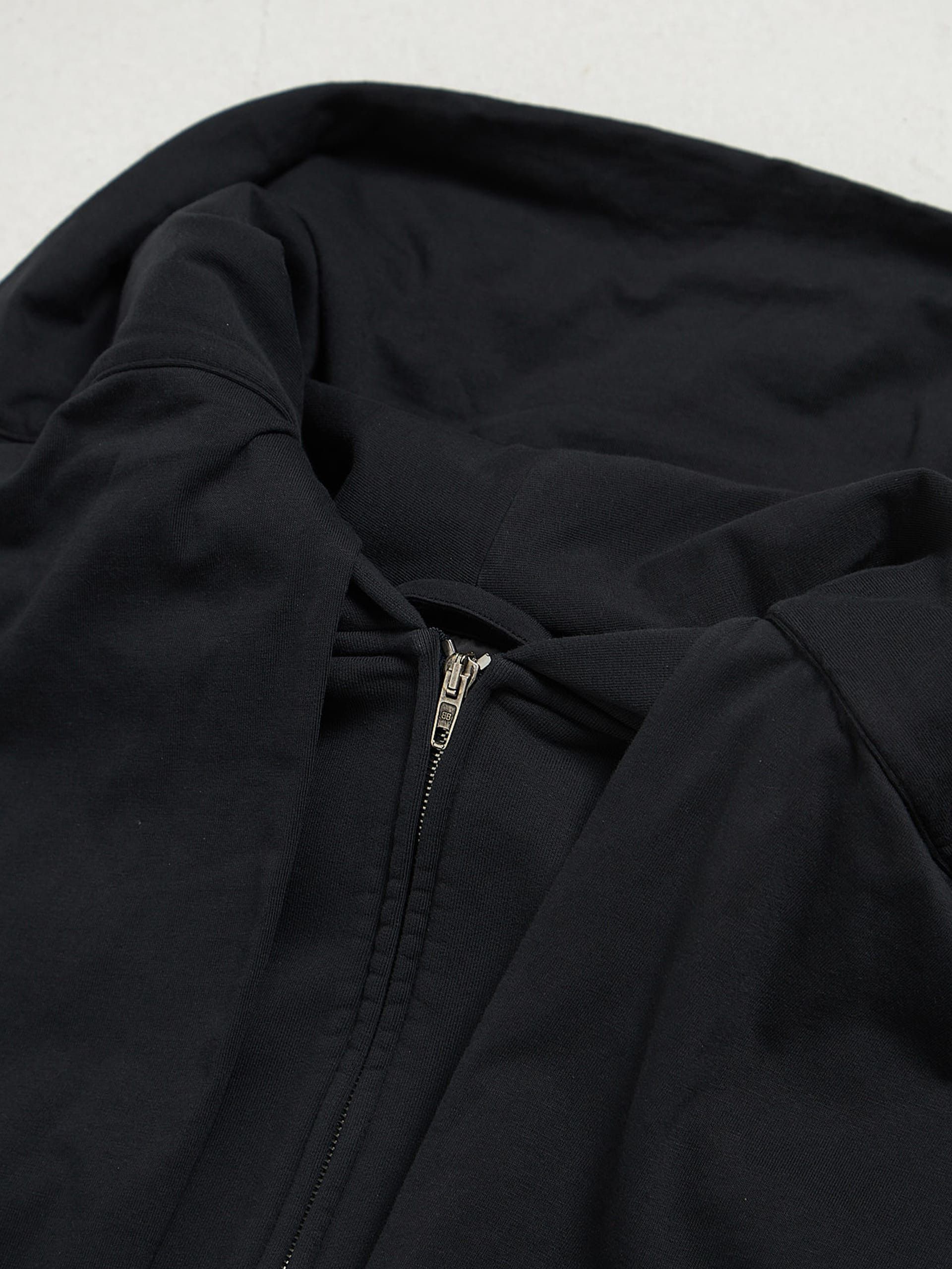 Balenciaga Navy Incognito Double Hood Zipped Cotton Hoodie Size US XL / EU 56 / 4 - 3 Thumbnail