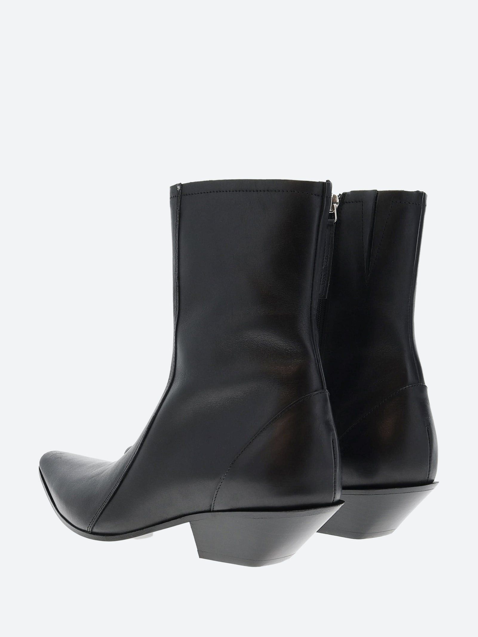 Acne Studios Leather Ankle Boots Black Size US 6 / IT 36 - 4 Thumbnail
