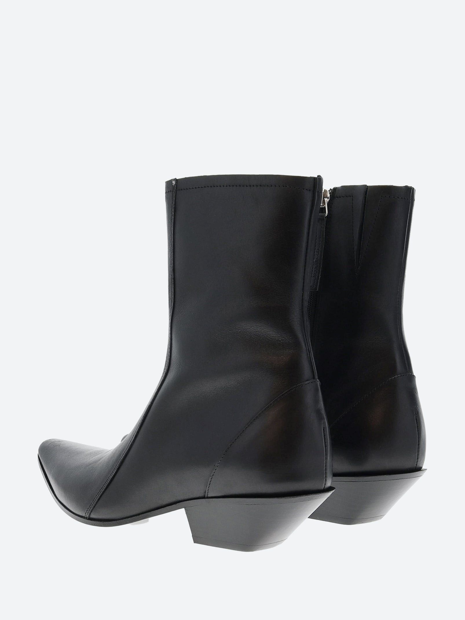 Acne Studios Leather Ankle Boots Black Size US 11 / IT 41 - 4 Thumbnail