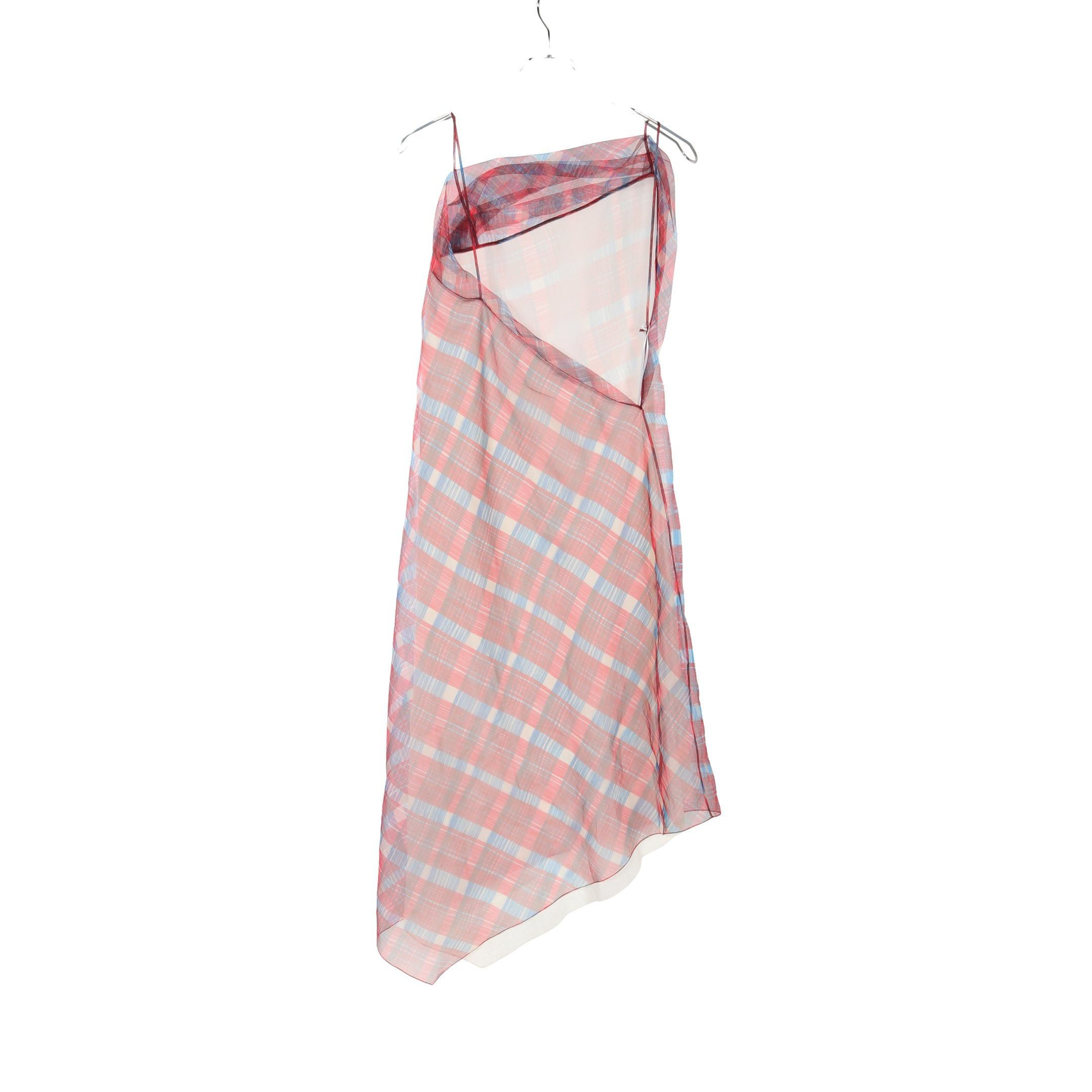 Salvatore Ferragamo Salvatore Ferragamo Camisole One Piece Plaid Red Multicolor Size ONE SIZE - 2 Thumbnail