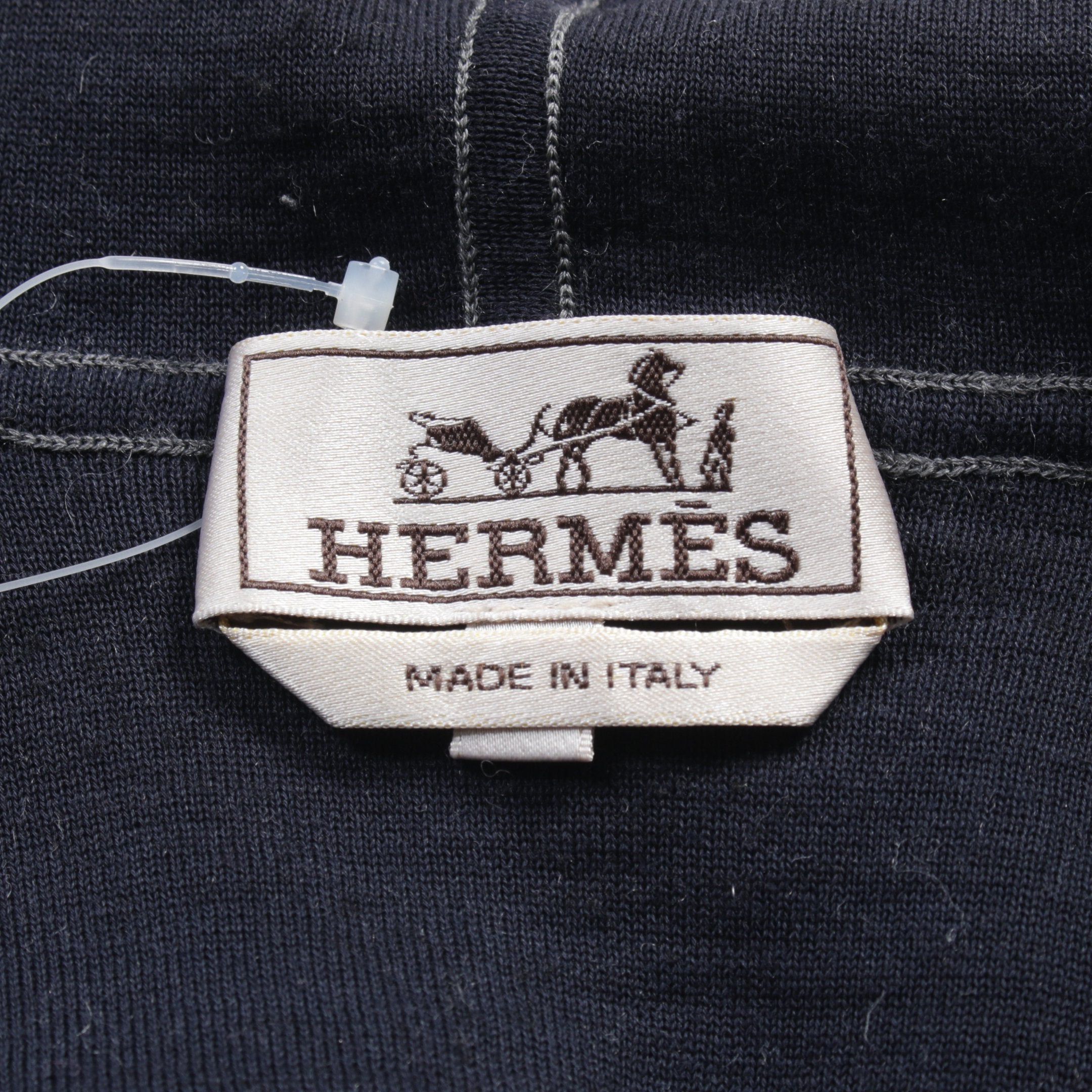 Hermes Hermes Zip Up Hoodie Wool Cashmere Gray Size ONE SIZE - 3 Thumbnail