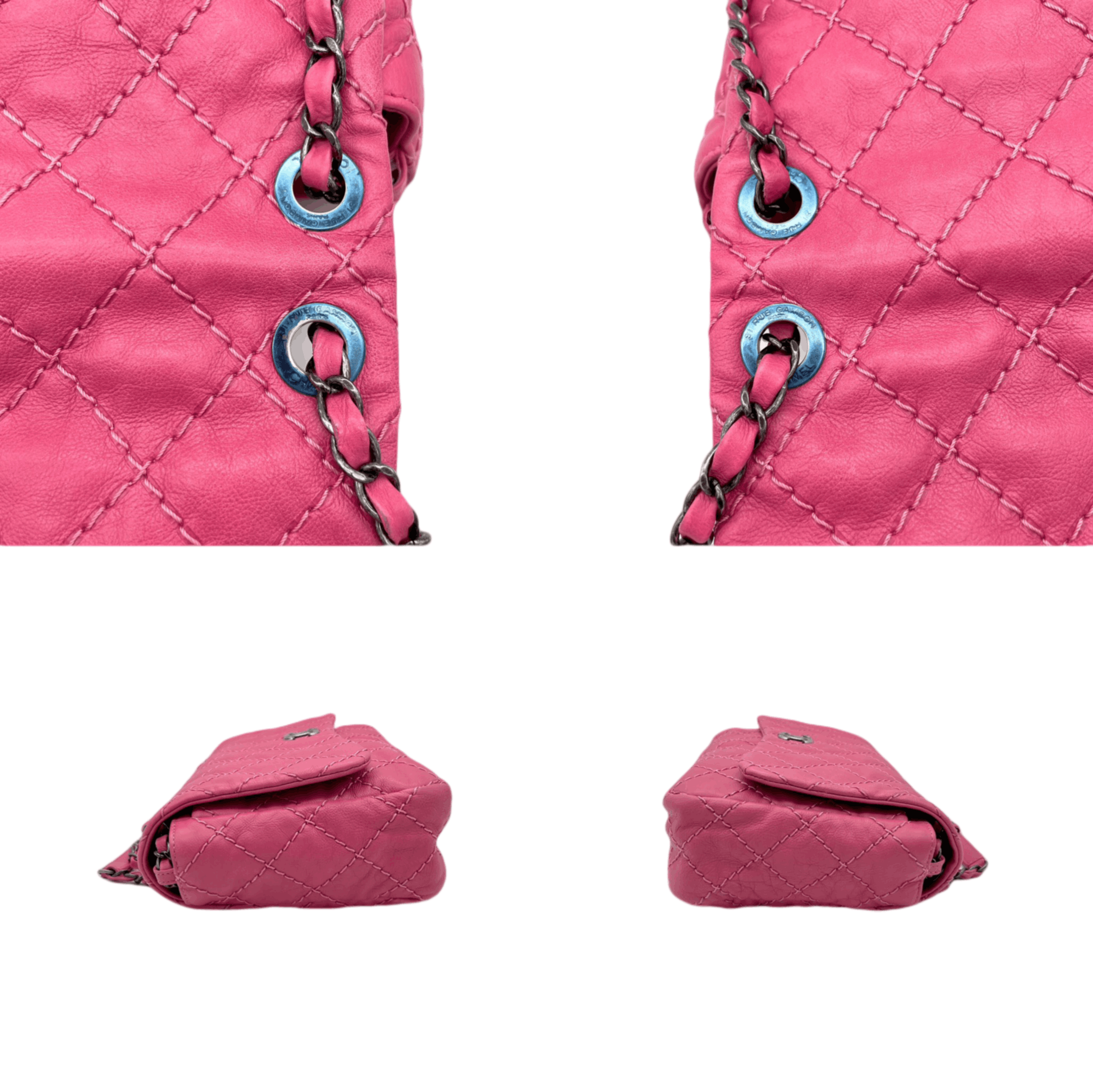 Chanel Chanel Wild Stitch Pocket Double Chain Shoulder Flap Bag Size ONE SIZE - 10 Thumbnail