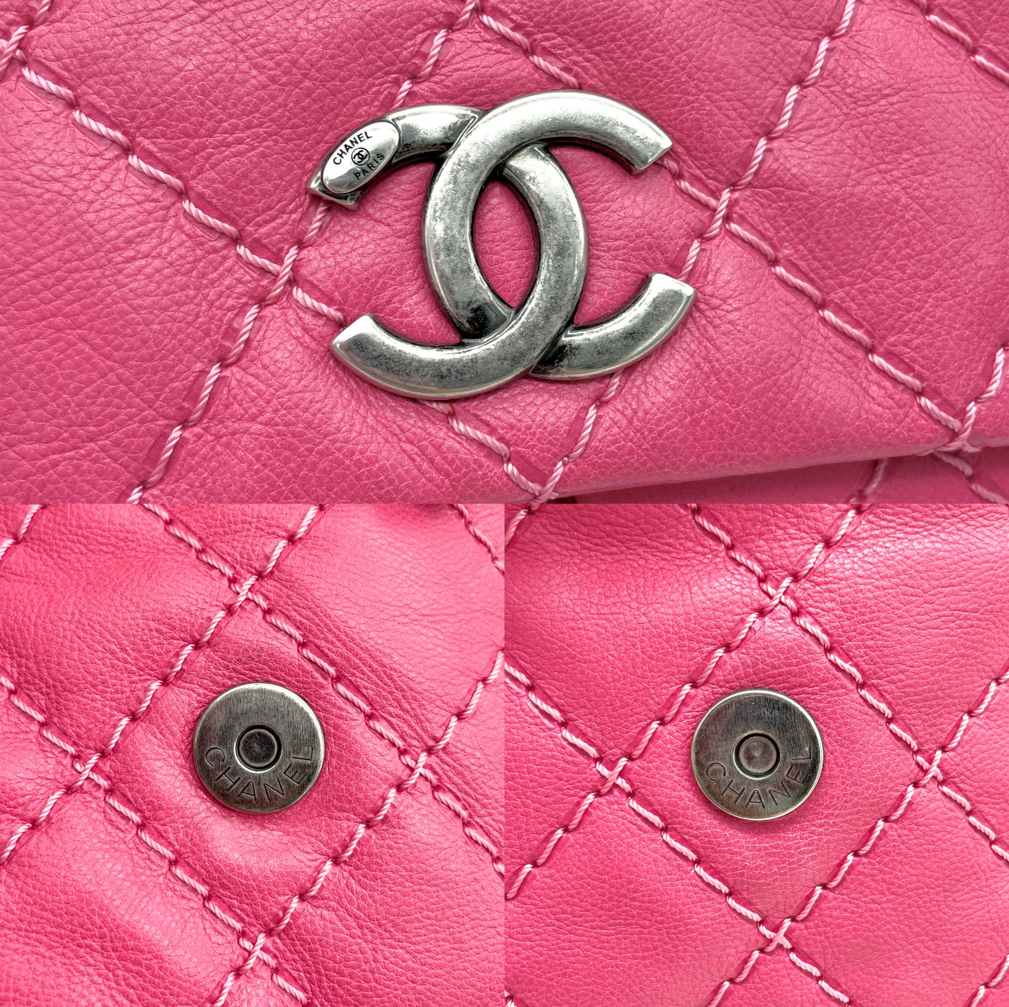 Chanel Chanel Wild Stitch Pocket Double Chain Shoulder Flap Bag Size ONE SIZE - 8 Thumbnail