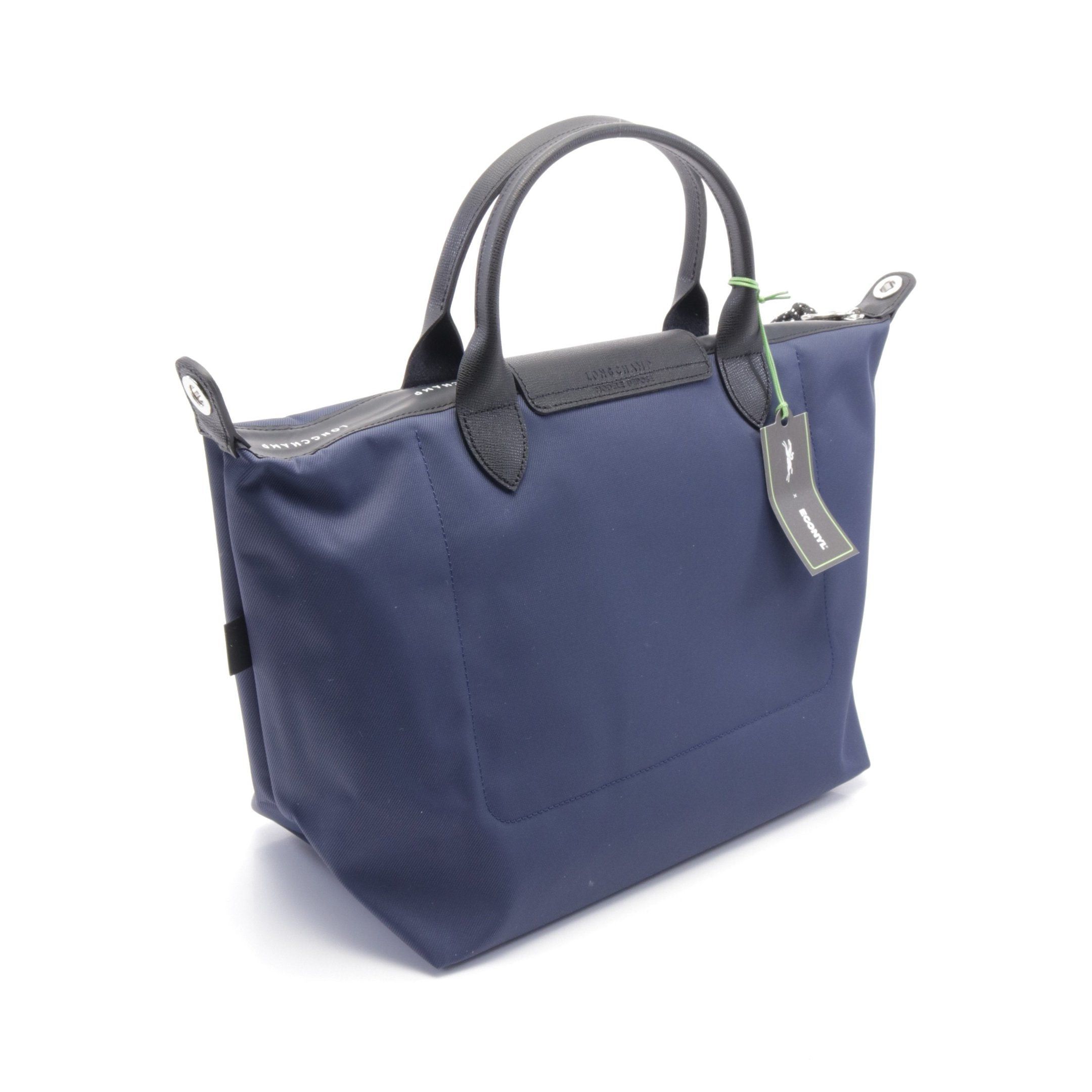 Longchamp Longchamp Le Preage Energy L Handbag Tote Bag Nylon Leather Navy Black Size ONE SIZE - 2 Thumbnail