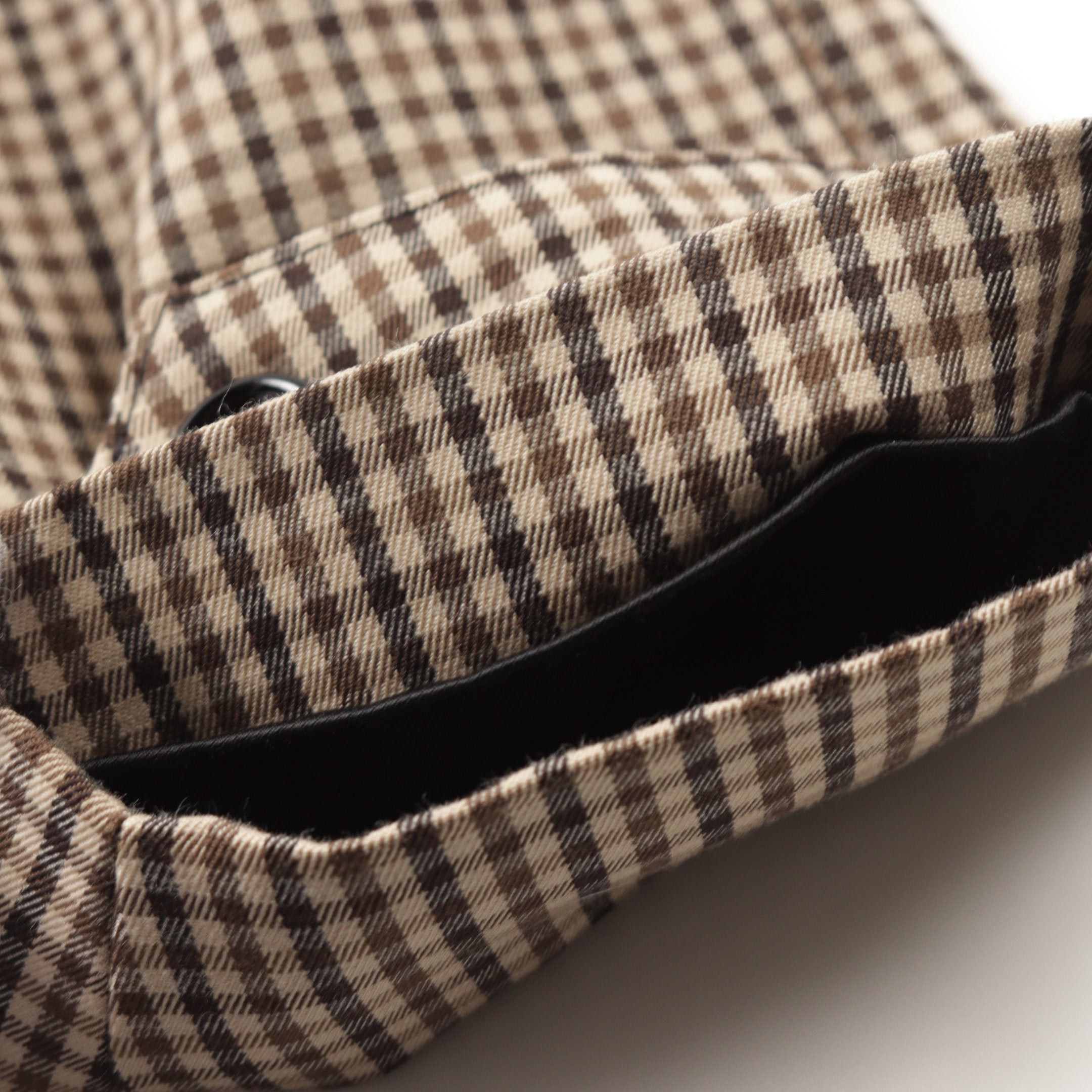 Celine Celine Romy Trench Coat Long Check Wool Beige Multicolor Size ONE SIZE - 8 Thumbnail