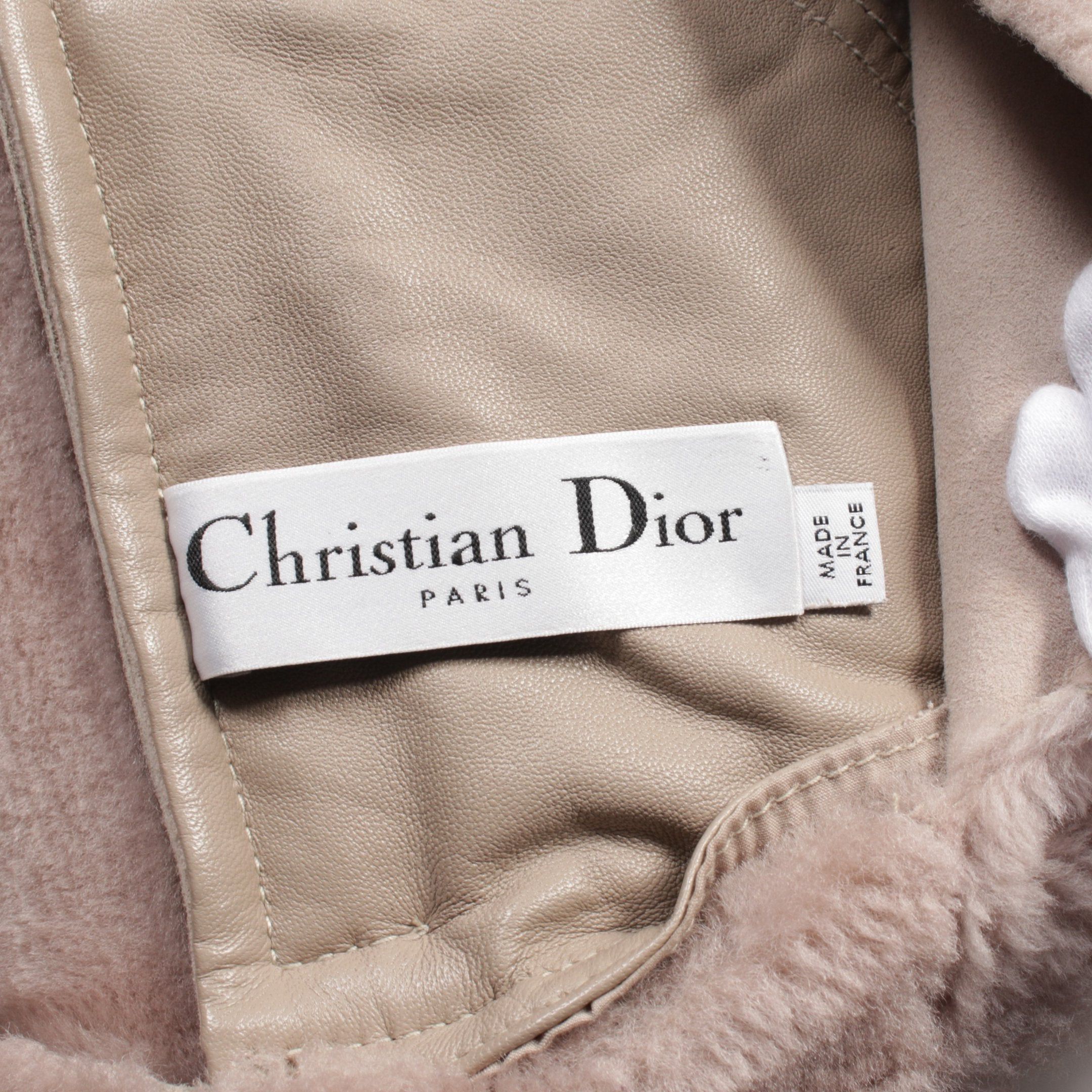 Dior Dior Riders Jacket Mouton Pink Beige Size ONE SIZE - 3 Thumbnail
