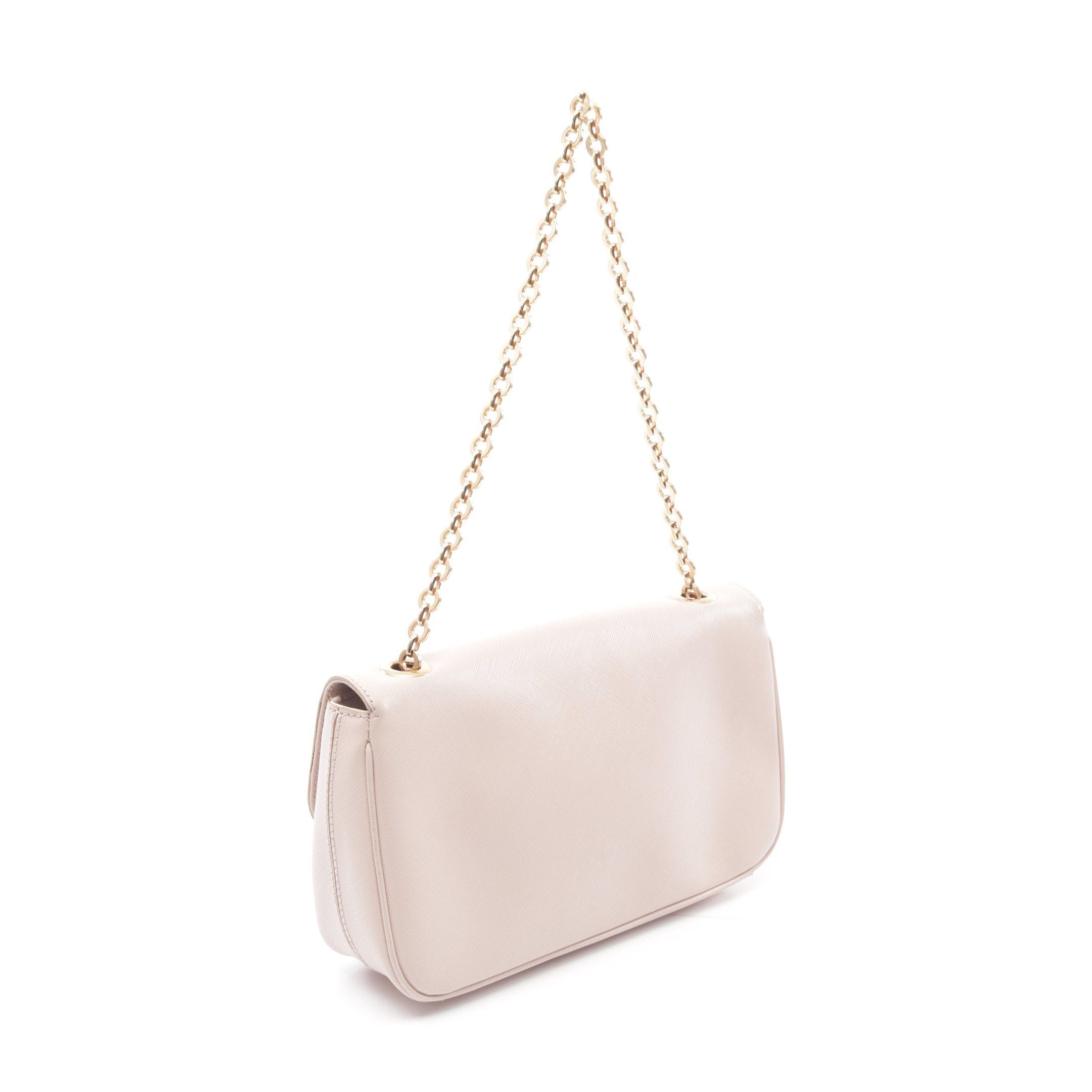 Salvatore Ferragamo Salvatore Ferragamo Gancini Chain Shoulder Bag Leather Light Pink Size ONE SIZE - 2 Thumbnail
