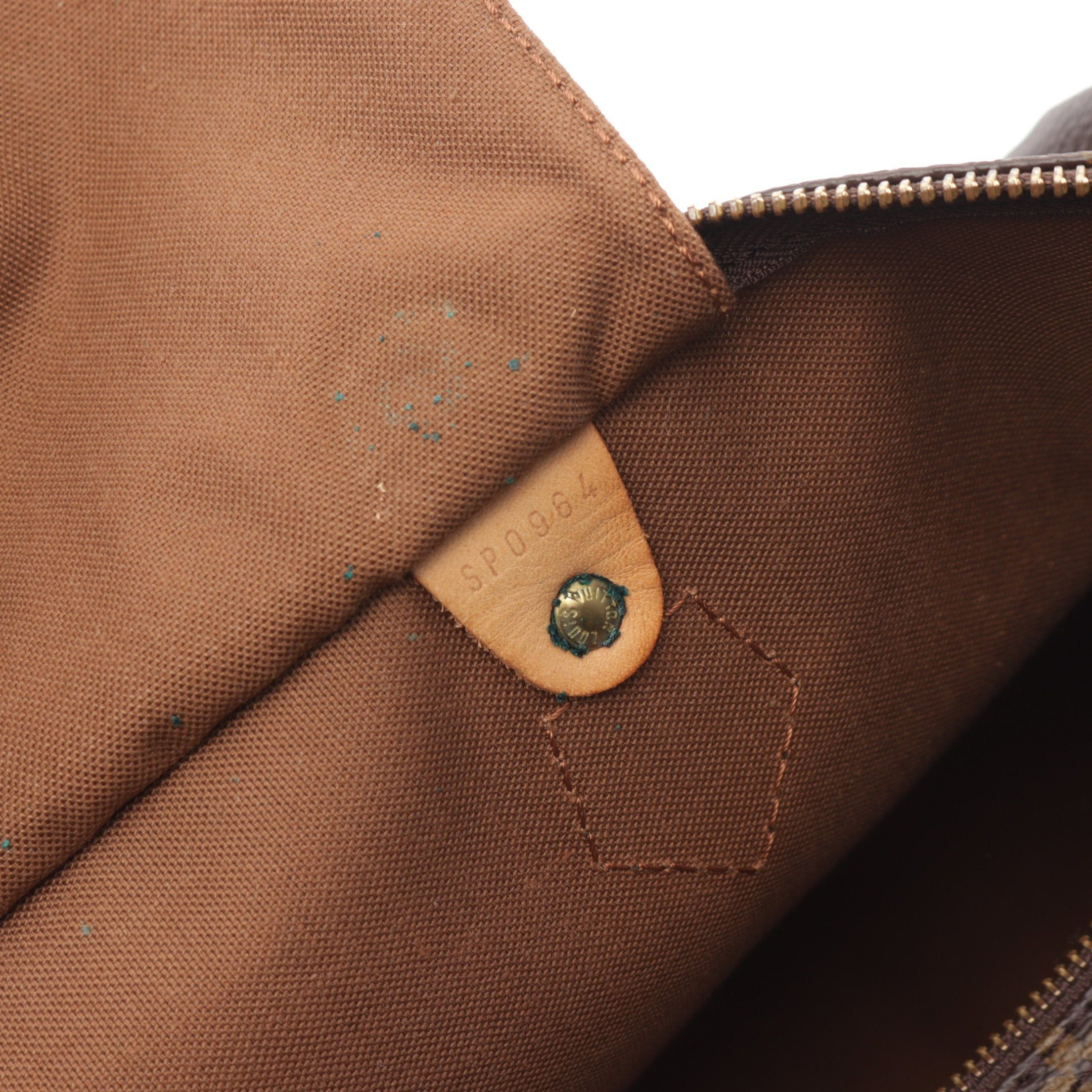 Louis Vuitton Louis Vuitton Speedy 40 Monogram Handbag Leather Brown Size ONE SIZE - 5 Thumbnail