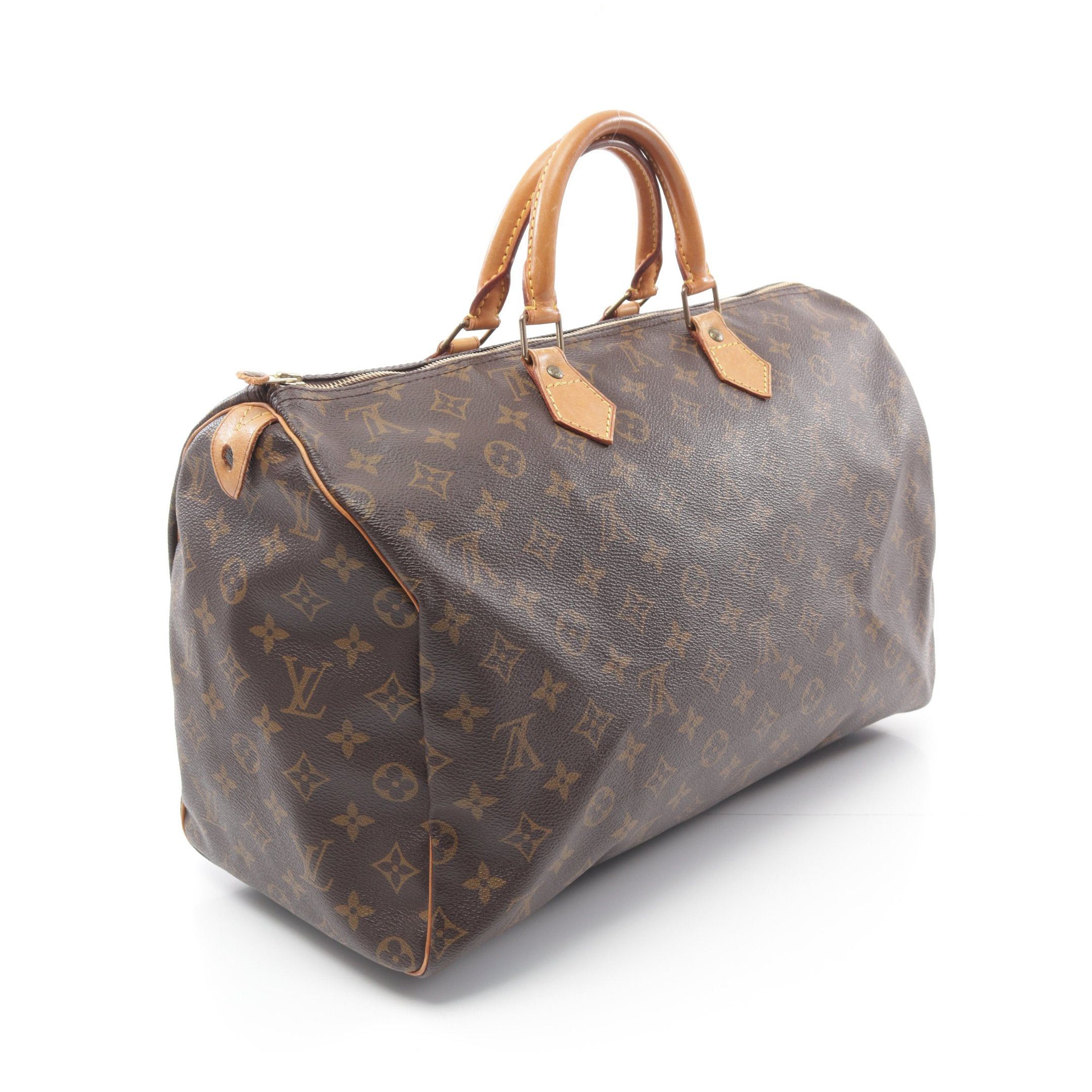 Louis Vuitton Louis Vuitton Speedy 40 Monogram Handbag Leather Brown Size ONE SIZE - 2 Thumbnail