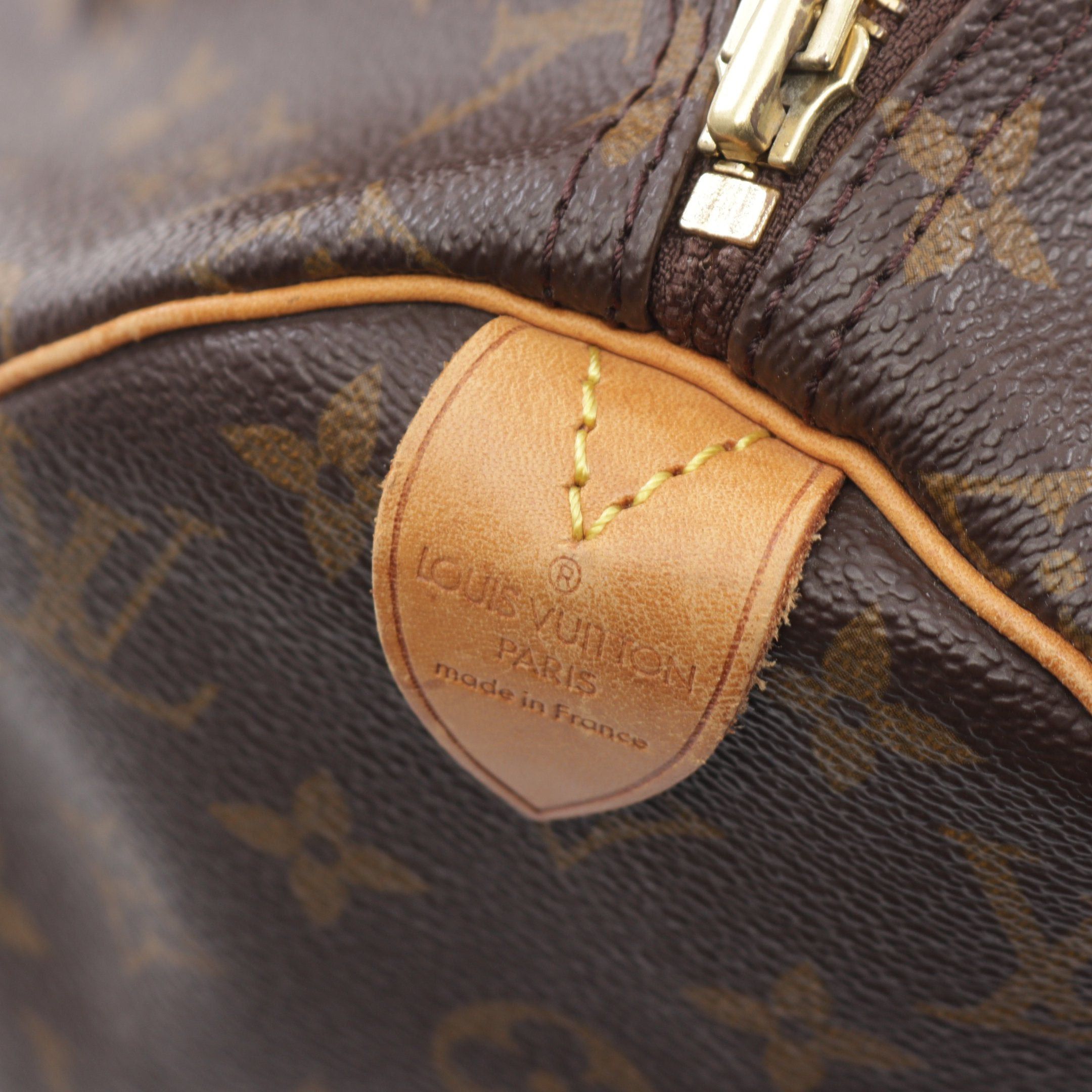 Louis Vuitton Louis Vuitton Speedy 40 Monogram Handbag Leather Brown Size ONE SIZE - 4 Thumbnail