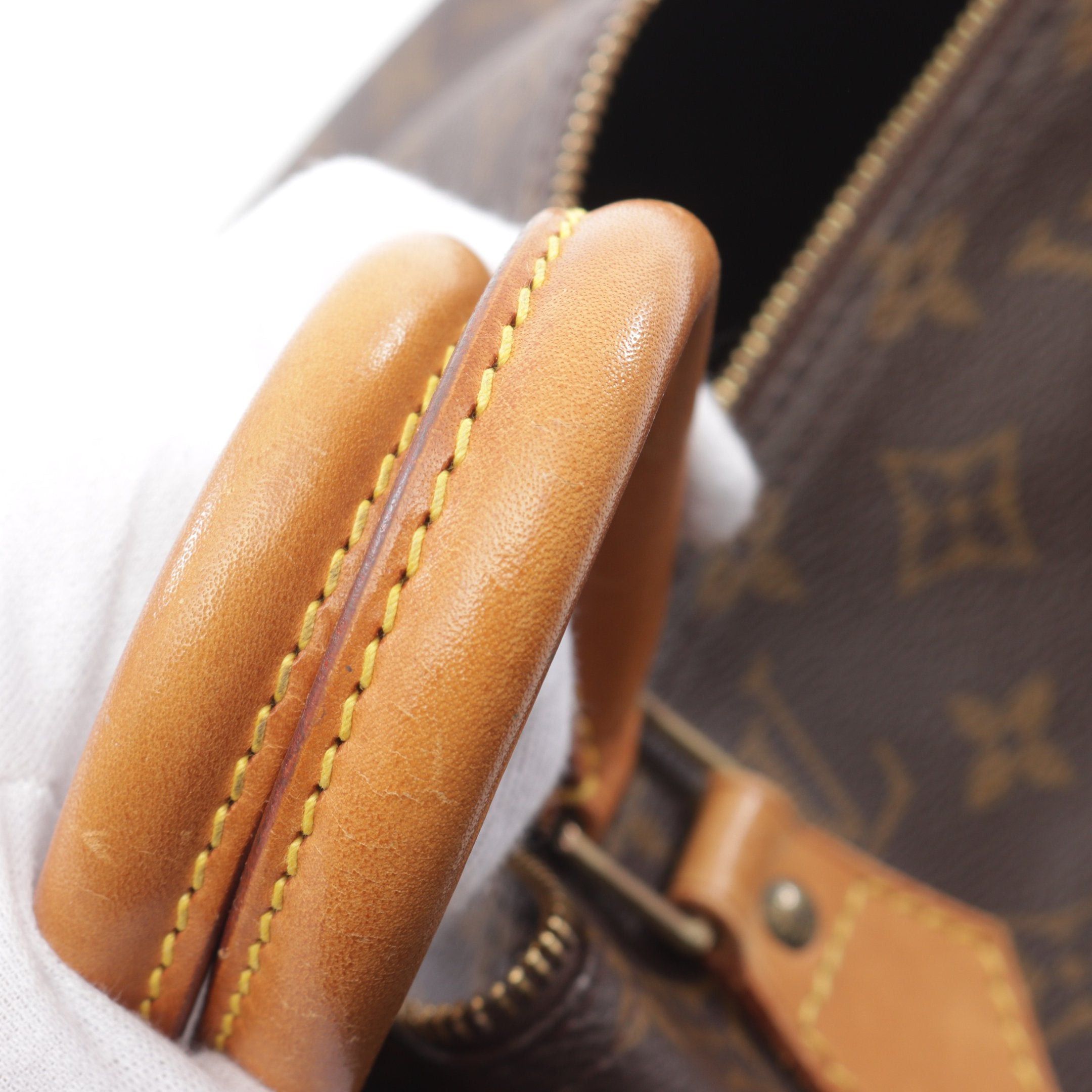 Louis Vuitton Louis Vuitton Speedy 40 Monogram Handbag Leather Brown Size ONE SIZE - 7 Thumbnail