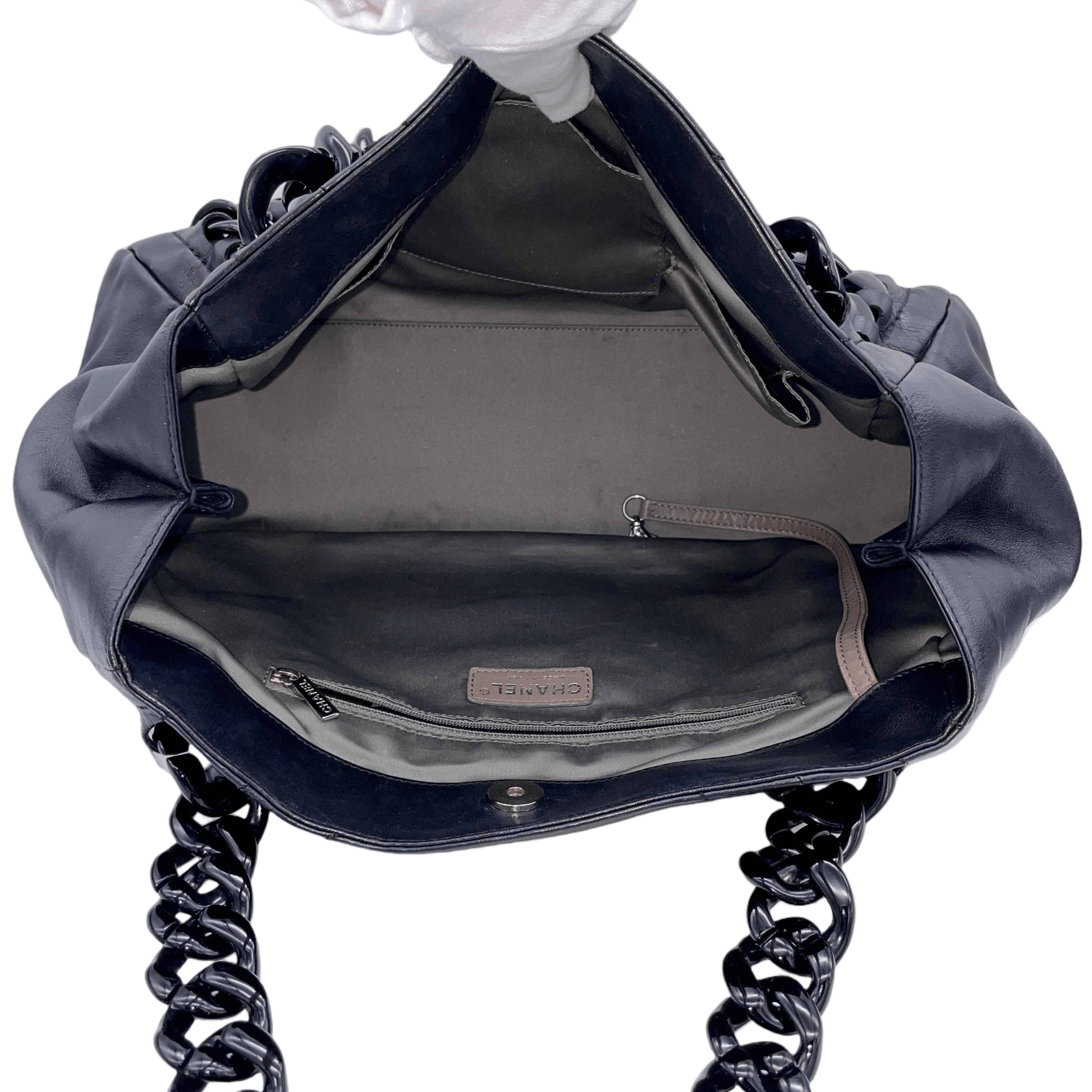 Chanel Chanel Jumbo Coco Mark Plastic Chain Shoulder Hobo Tote Bag Size ONE SIZE - 12 Thumbnail