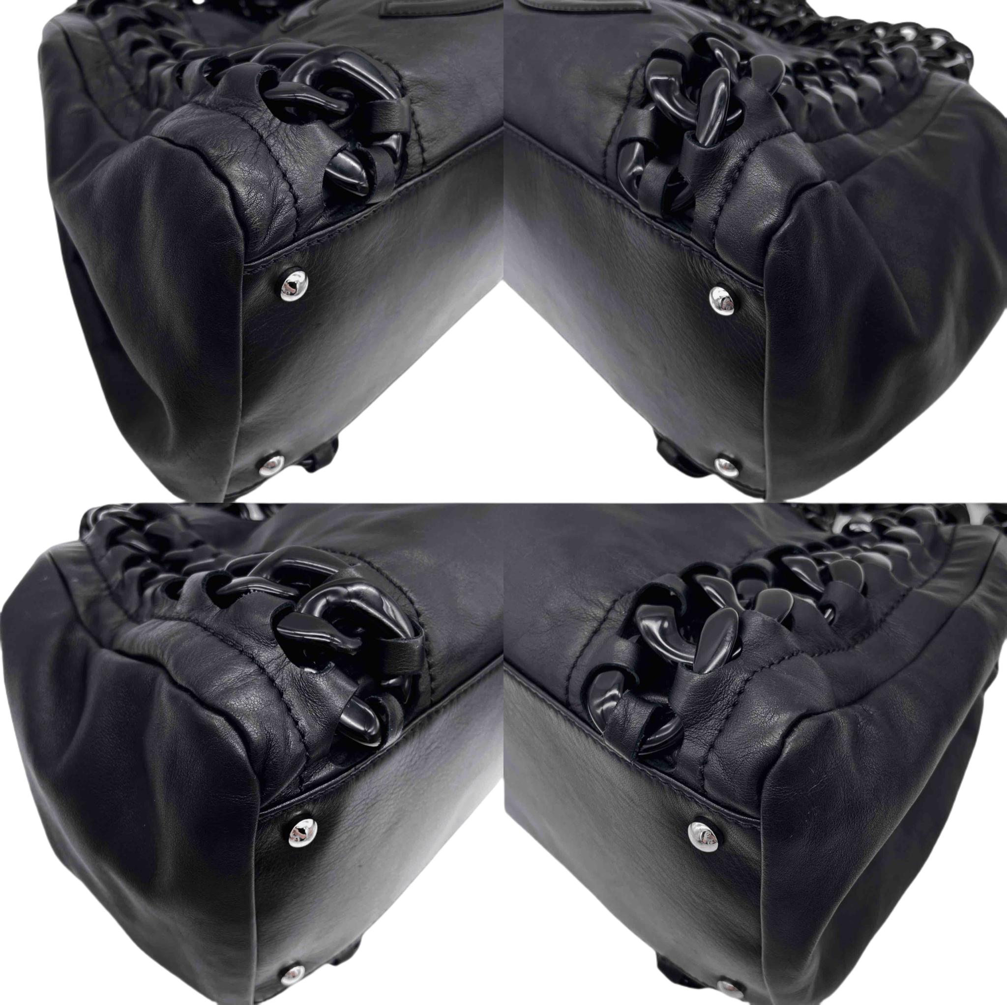 Chanel Chanel Jumbo Coco Mark Plastic Chain Shoulder Hobo Tote Bag Size ONE SIZE - 8 Thumbnail