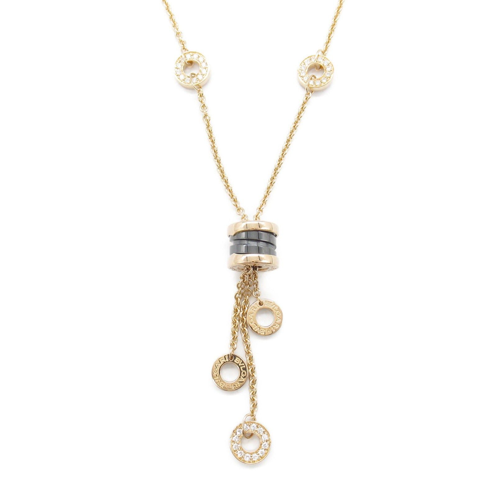 Bvlgari Bvlgari B Zero One Element Diamond Necklace K18Pg (Pink Gold) Clear Size ONE SIZE - 2 Thumbnail