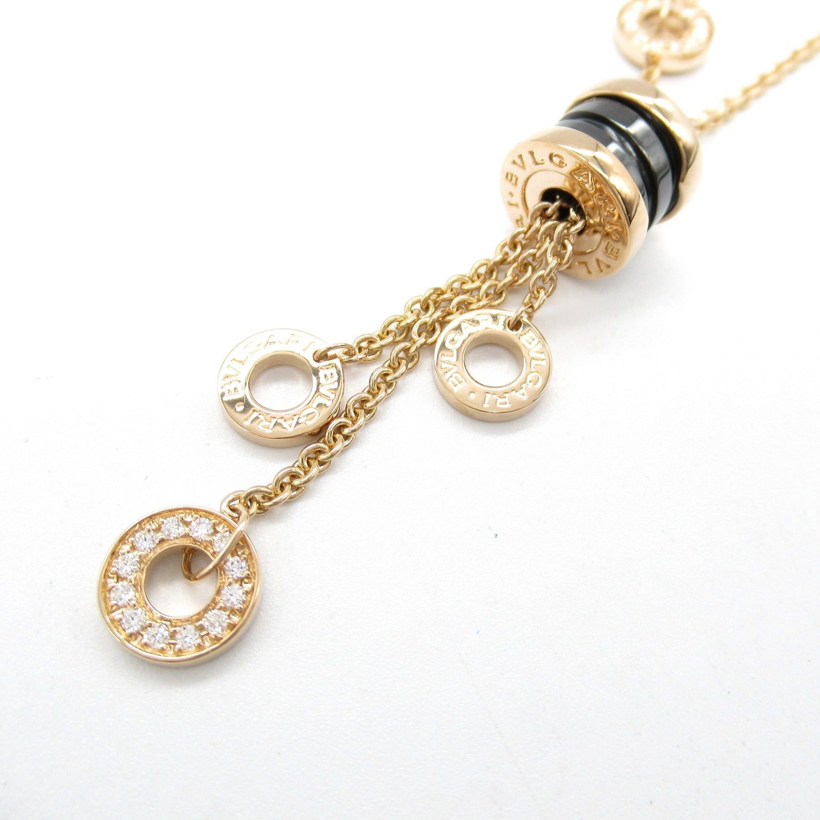 Bvlgari Bvlgari B Zero One Element Diamond Necklace K18Pg (Pink Gold) Clear Size ONE SIZE - 5 Thumbnail
