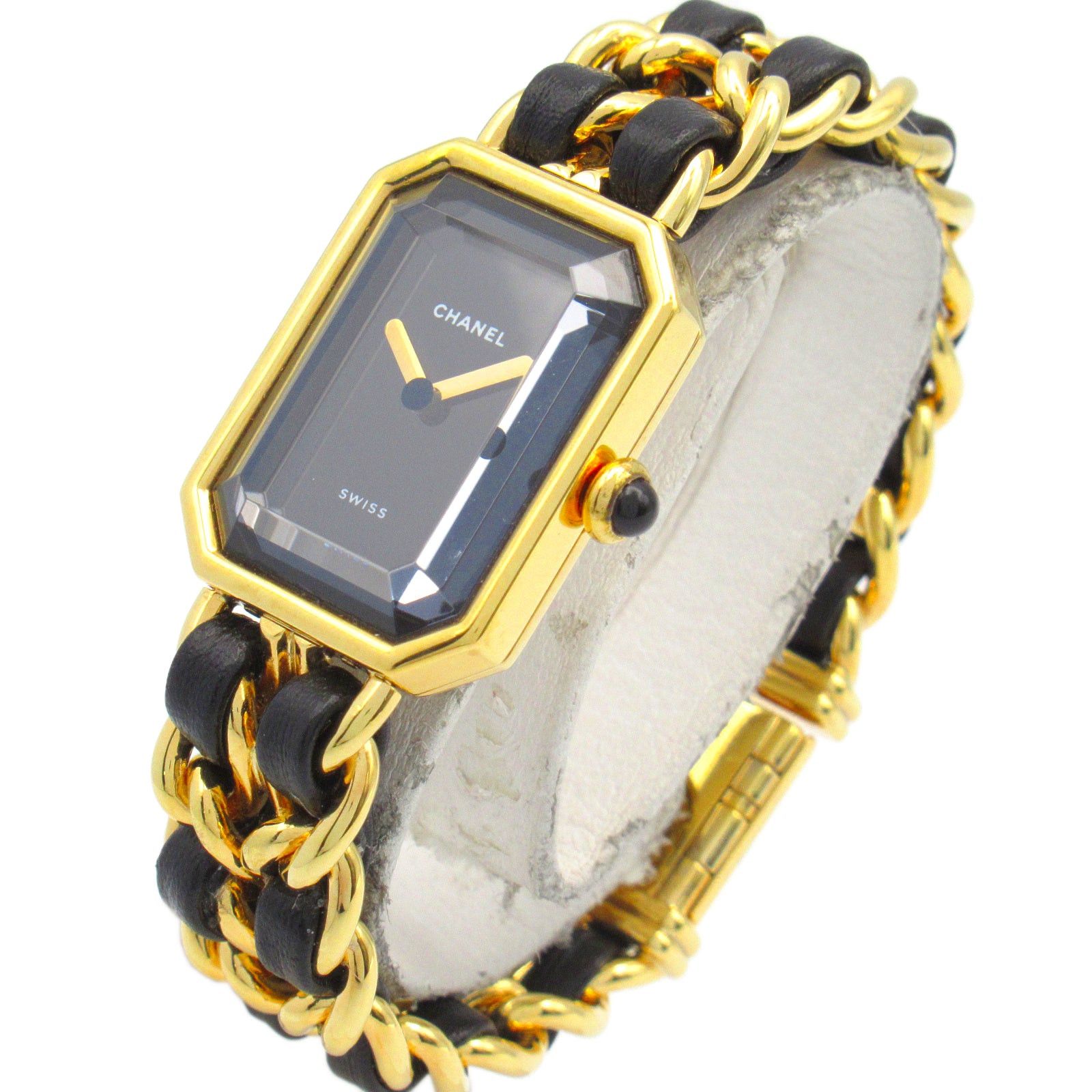Chanel Chanel Premier S Women Watch Quartz Gp (Gold Plated) Leather Black Size ONE SIZE - 2 Thumbnail