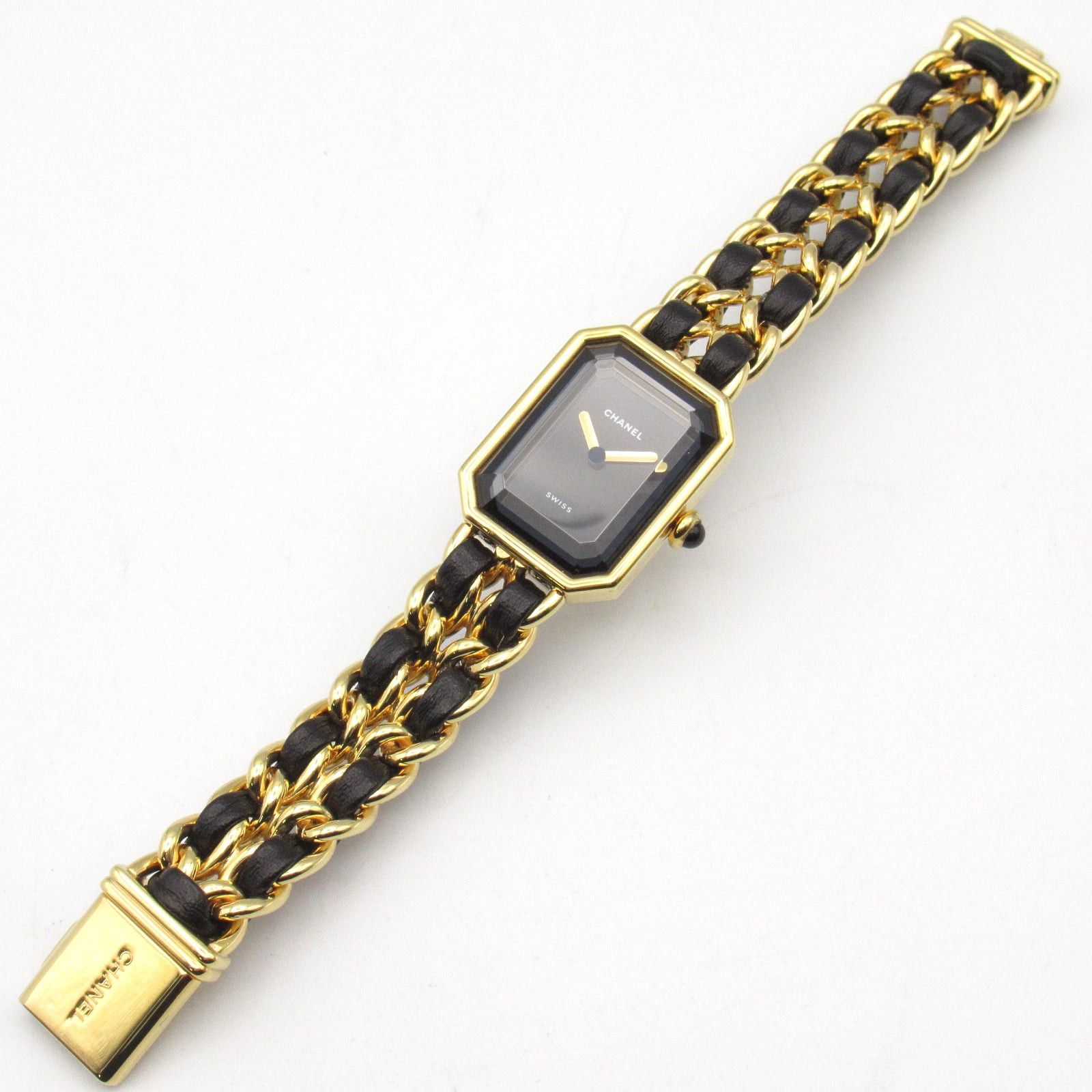 Chanel Chanel Premier S Women Watch Quartz Gp (Gold Plated) Leather Black Size ONE SIZE - 4 Thumbnail