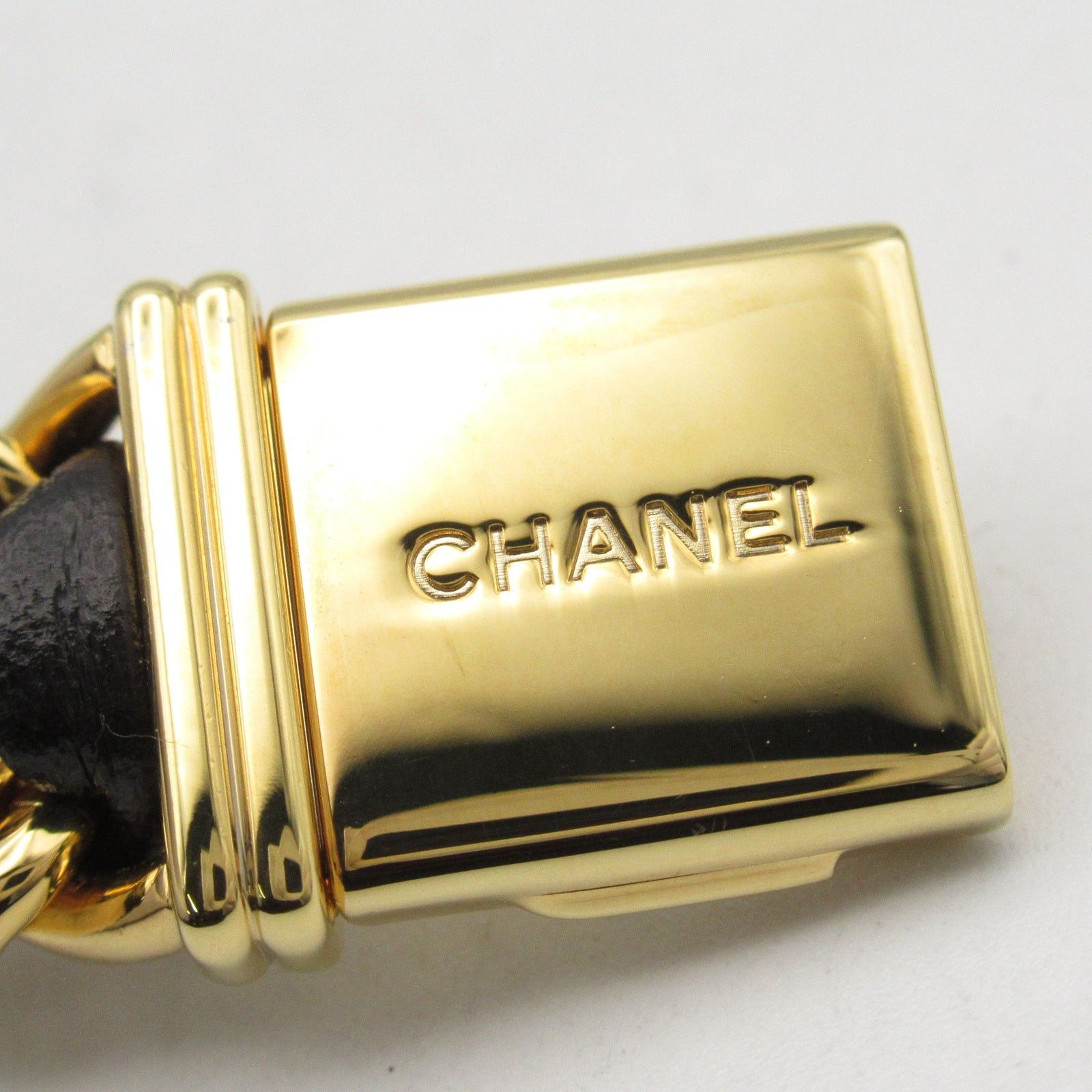 Chanel Chanel Premier S Women Watch Quartz Gp (Gold Plated) Leather Black Size ONE SIZE - 19 Thumbnail