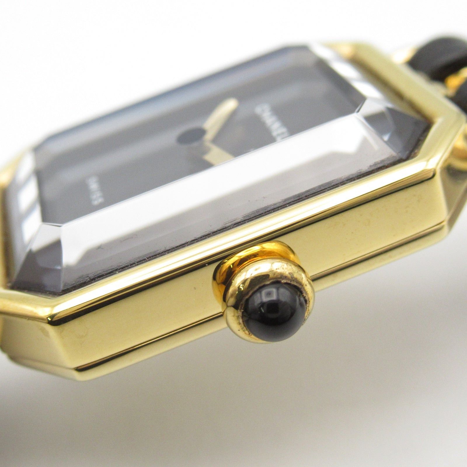 Chanel Chanel Premier S Women Watch Quartz Gp (Gold Plated) Leather Black Size ONE SIZE - 10 Thumbnail