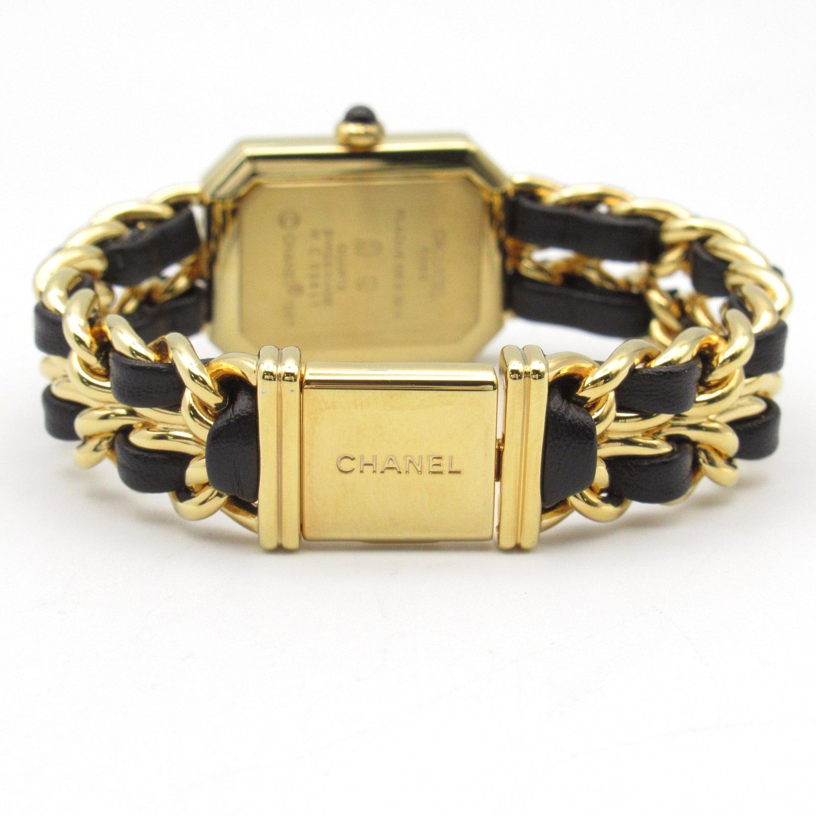 Chanel Chanel Premier S Women Watch Quartz Gp (Gold Plated) Leather Black Size ONE SIZE - 3 Thumbnail