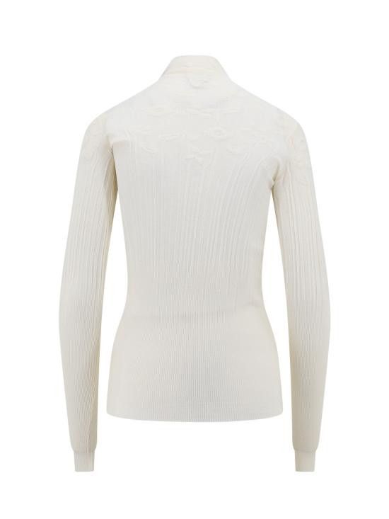 Bottega Veneta BOTTEGA VENETA Women Tops 772544V3MM0 9071 White Size L / US 10 / IT 46 - 2 Thumbnail