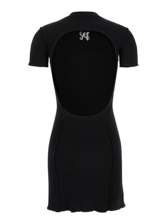 Palm Angels PALM ANGELS Women Dresses PWDB055S24FAB0011003 Black Size S / US 4 / IT 40 - 2 Thumbnail