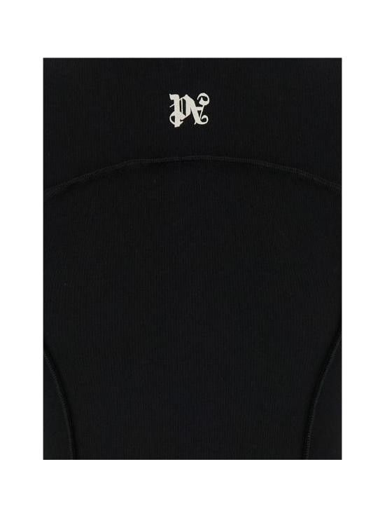 Palm Angels PALM ANGELS Women Dresses PWDB055S24FAB0011003 Black Size S / US 4 / IT 40 - 3 Thumbnail
