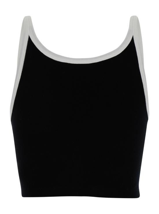 Palm Angels PALM ANGELS Women Tops PWAD060S24FAB0011003 Black Size M / US 6-8 / IT 42-44 - 2 Thumbnail
