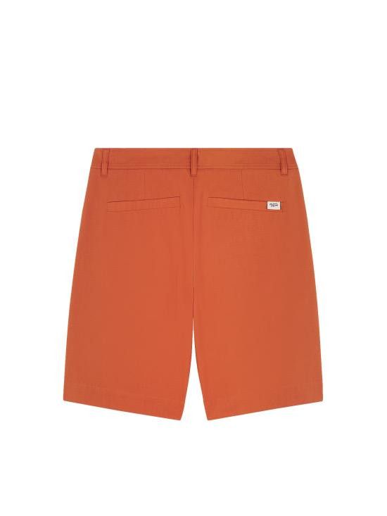 Maison Kitsune MAISON KITSUNE Men Shorts MM01402WW0074 P674 Orange Size US 38 / EU 54 - 2 Thumbnail