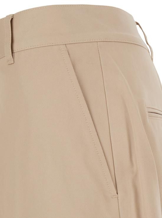 Maison Kitsune MAISON KITSUNE Men Straight Pants MM01120WW0078P218 Beige Size US 40 / EU 56 - 3 Thumbnail