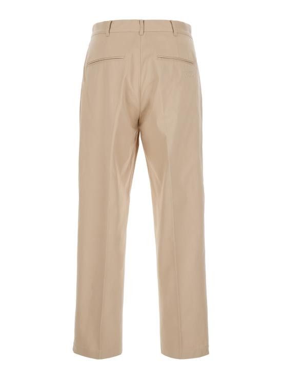 Maison Kitsune MAISON KITSUNE Men Straight Pants MM01120WW0078P218 Beige Size US 40 / EU 56 - 2 Thumbnail