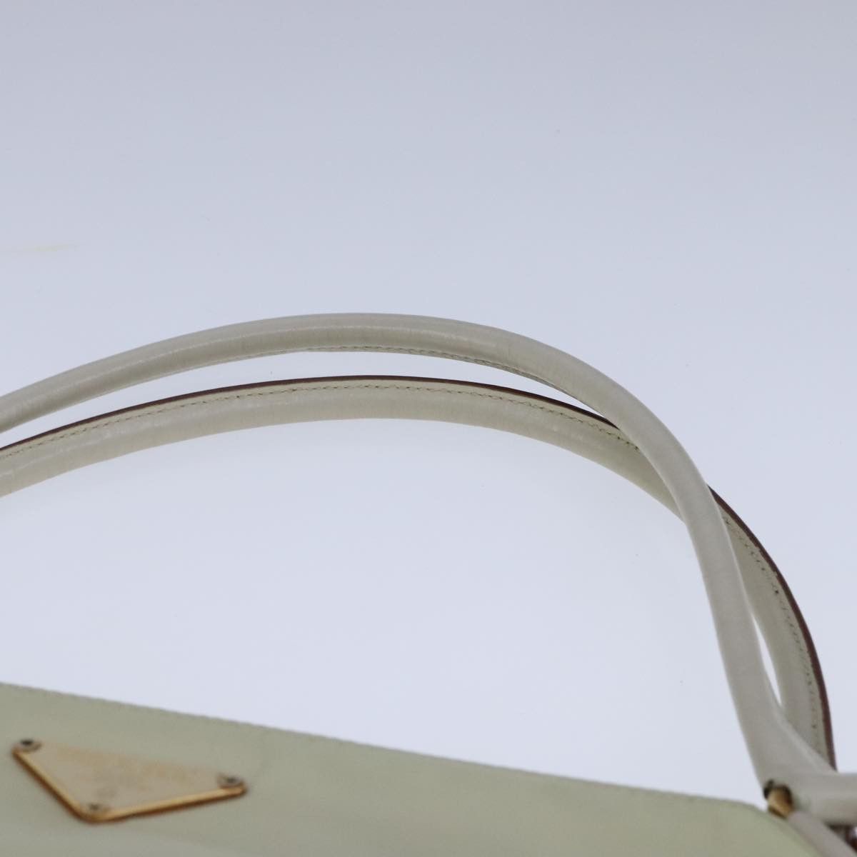 Prada Tessuto White Synthetic Handbag (Pre-Owned) Size ONE SIZE - 10 Thumbnail