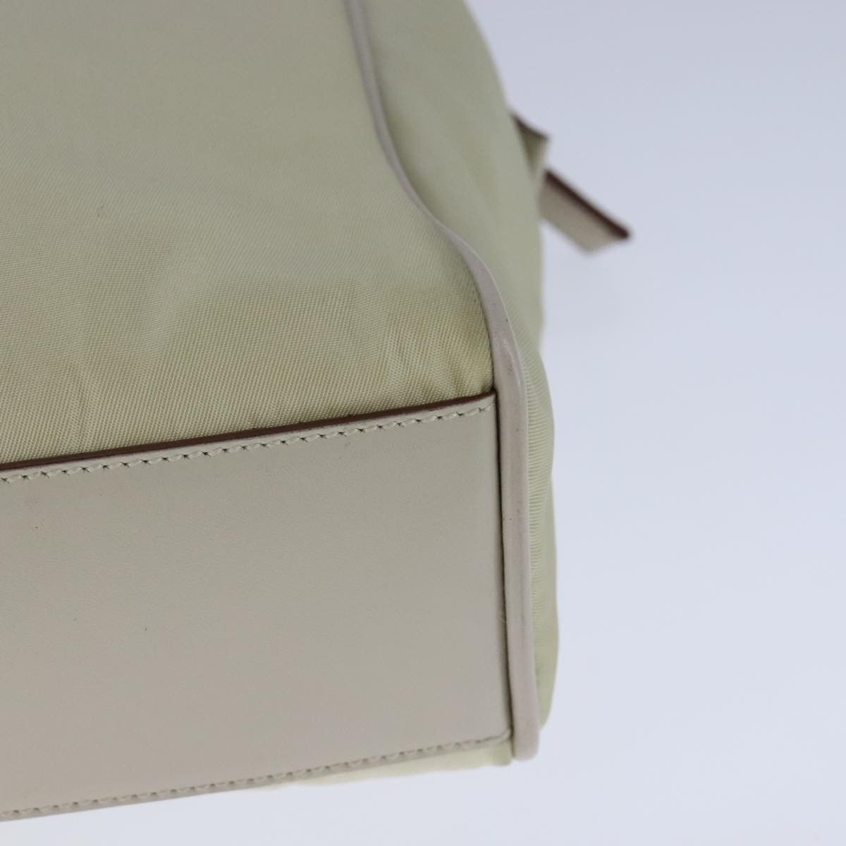 Prada Tessuto White Synthetic Handbag (Pre-Owned) Size ONE SIZE - 8 Thumbnail
