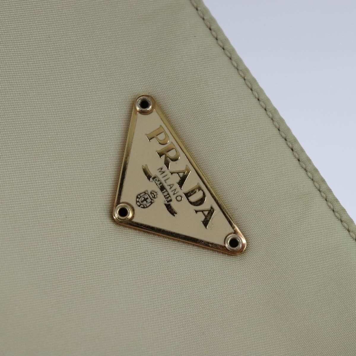 Prada Tessuto White Synthetic Handbag (Pre-Owned) Size ONE SIZE - 15 Thumbnail