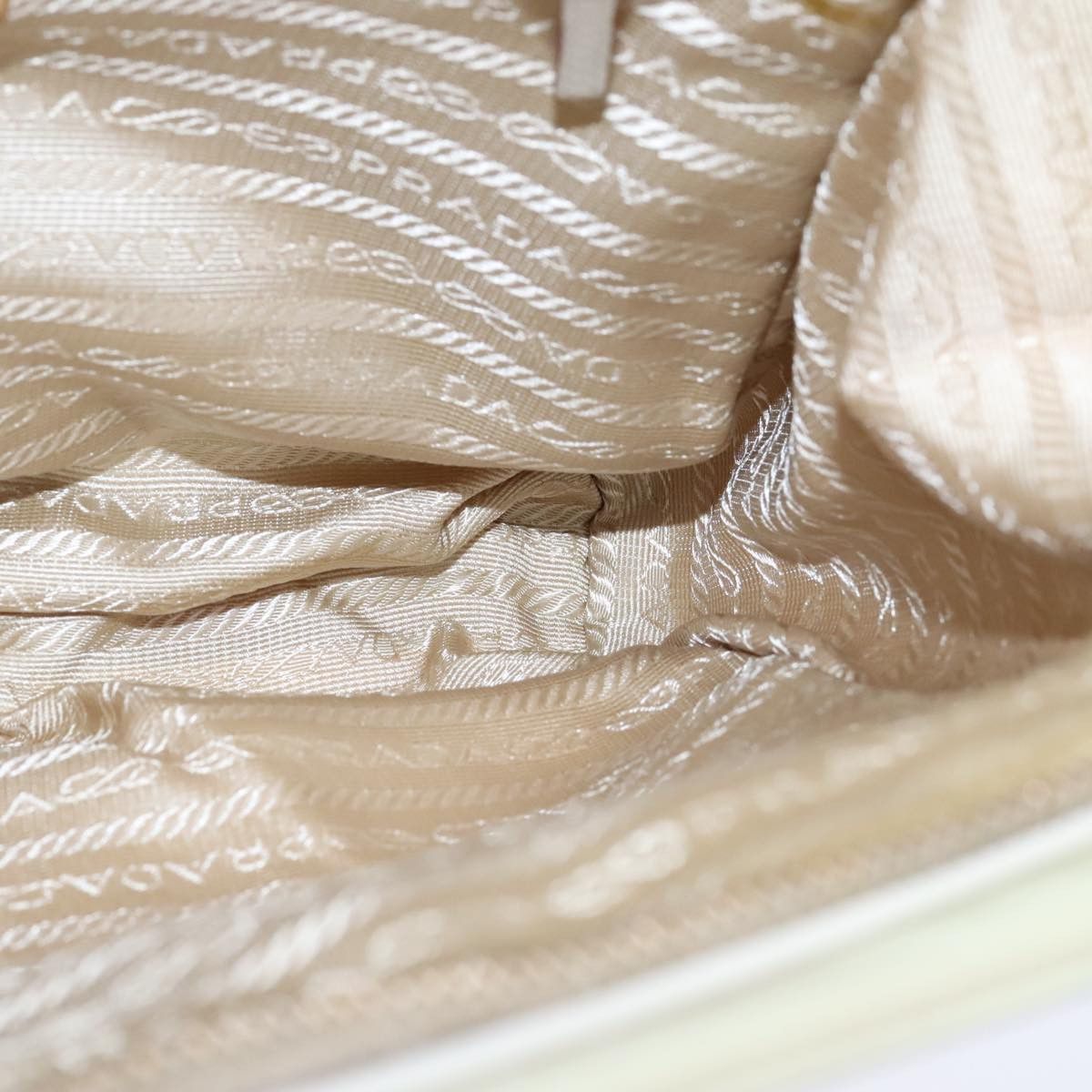 Prada Tessuto White Synthetic Handbag (Pre-Owned) Size ONE SIZE - 19 Thumbnail